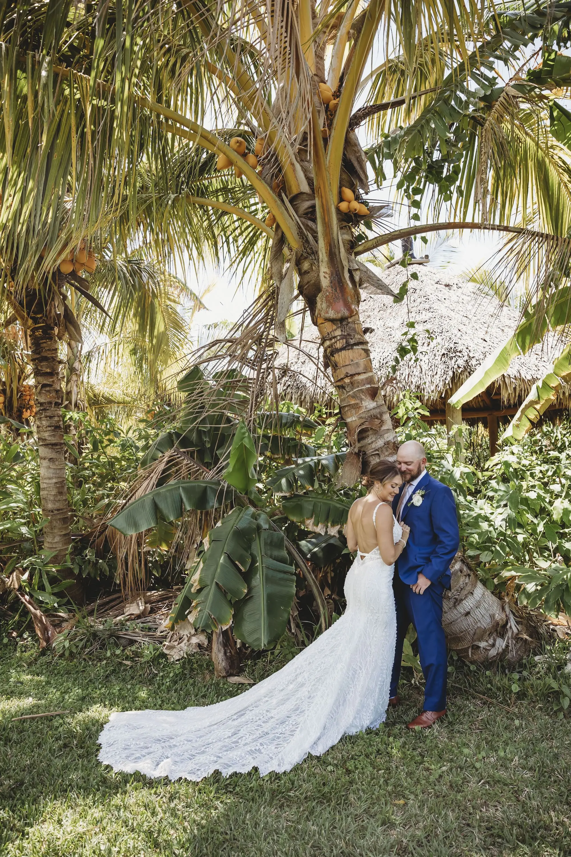 Bride and Groom Just Married Wedding Portrait