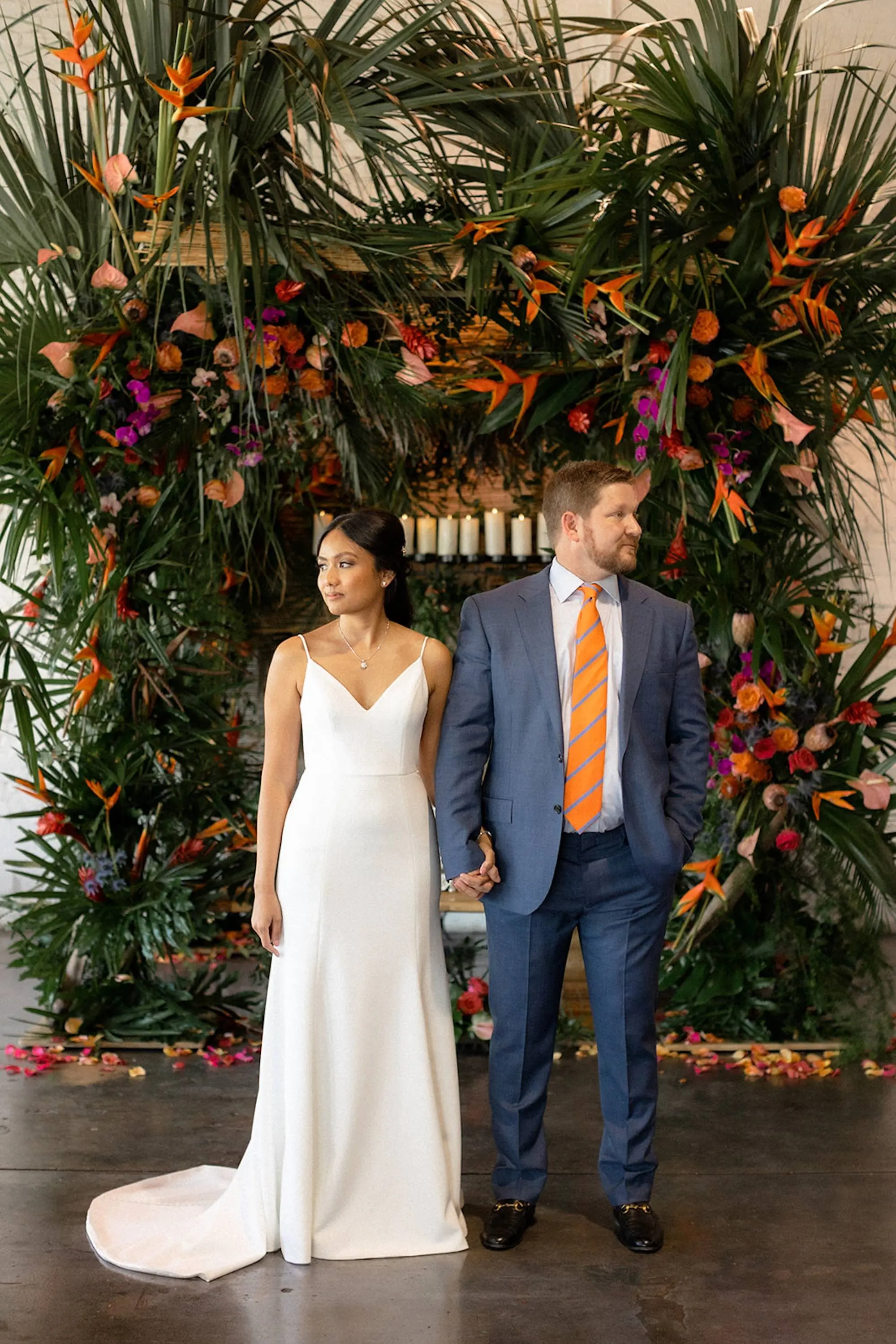 Bride and Groom Wedding Portrait