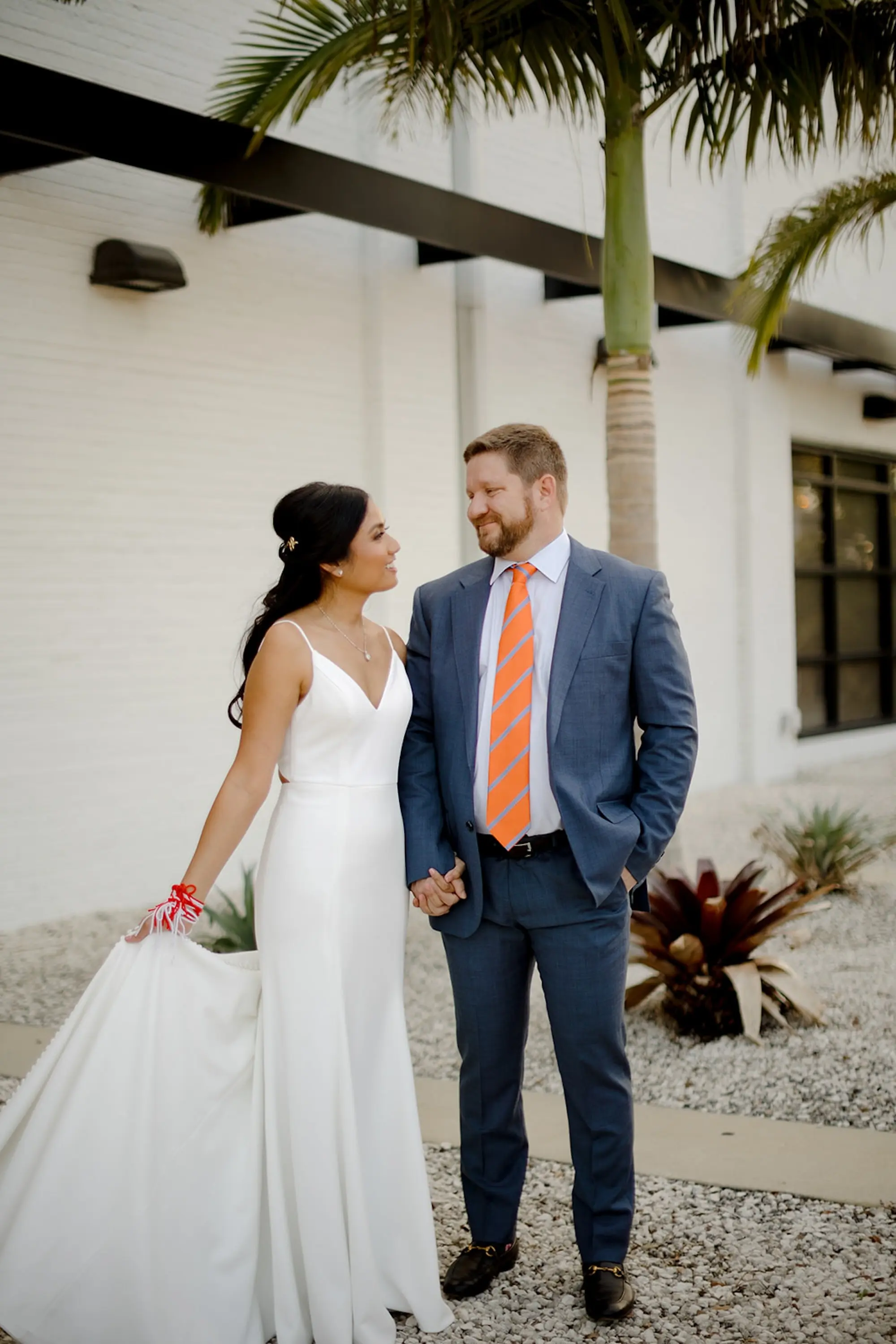 Bride and Groom Wedding Portrait
