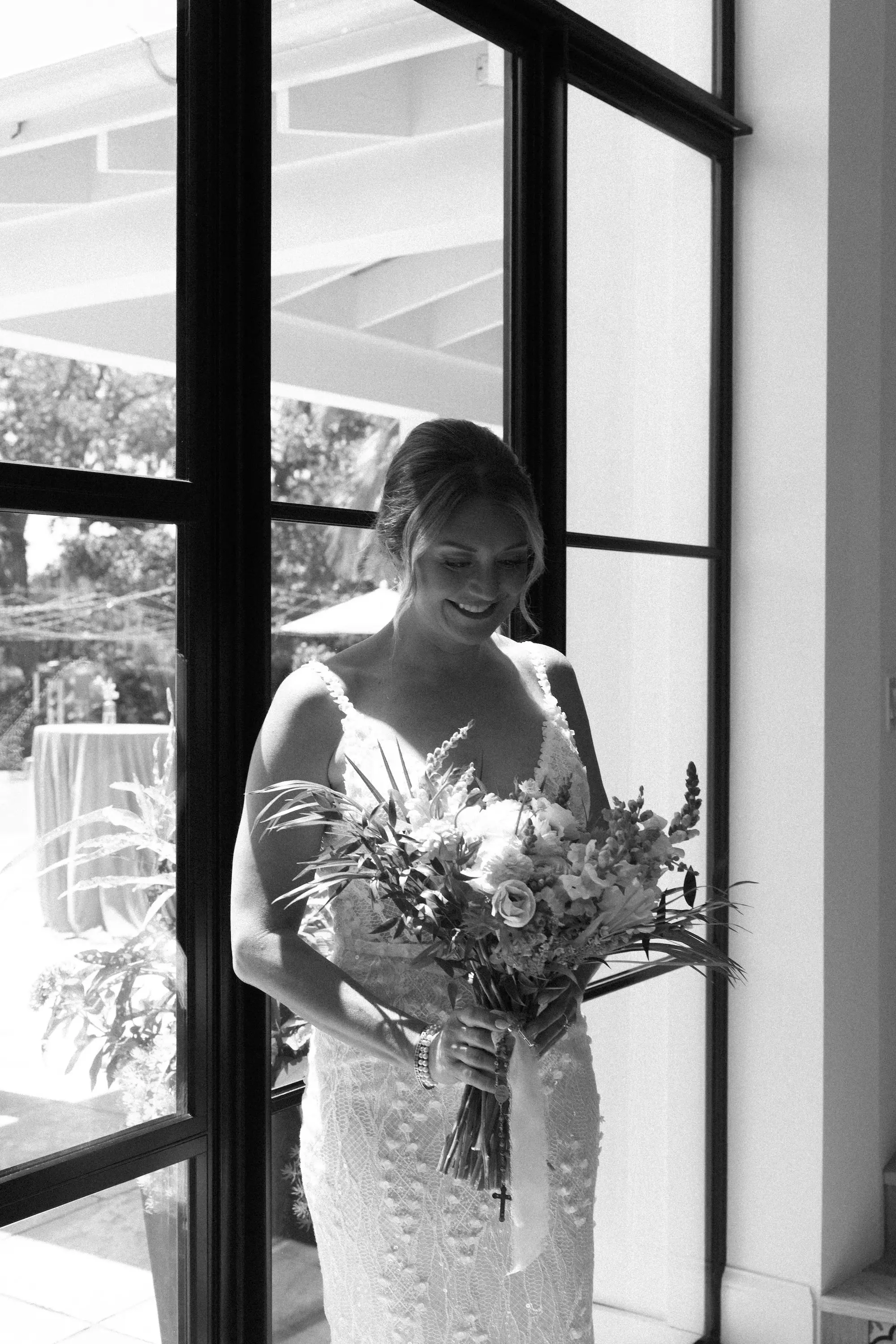 White Lace Mermaid Made with Love Harlow Wedding Dress Inspiration