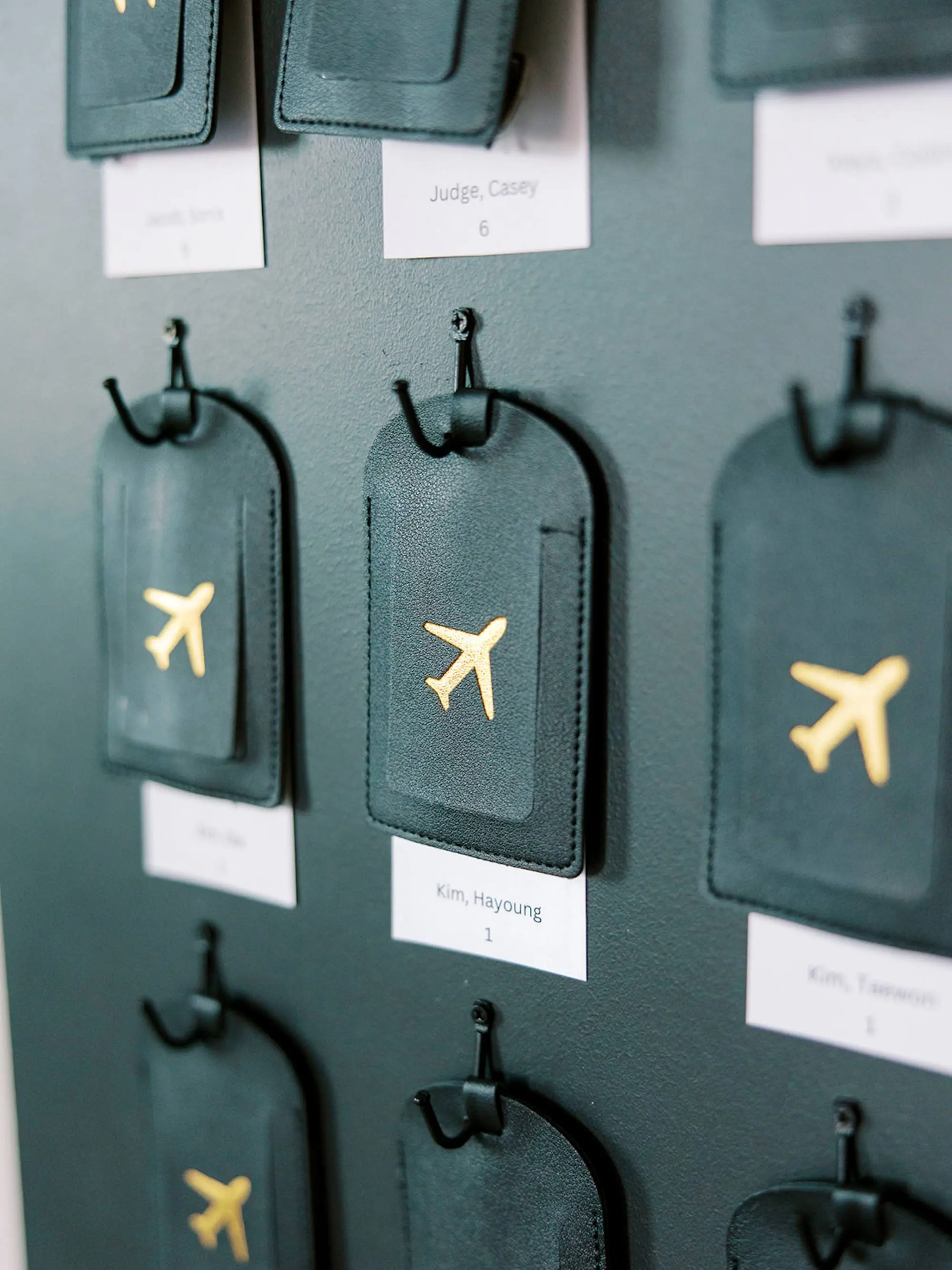 Luggage Tag Wedding Reception Seating Chart Inspiration