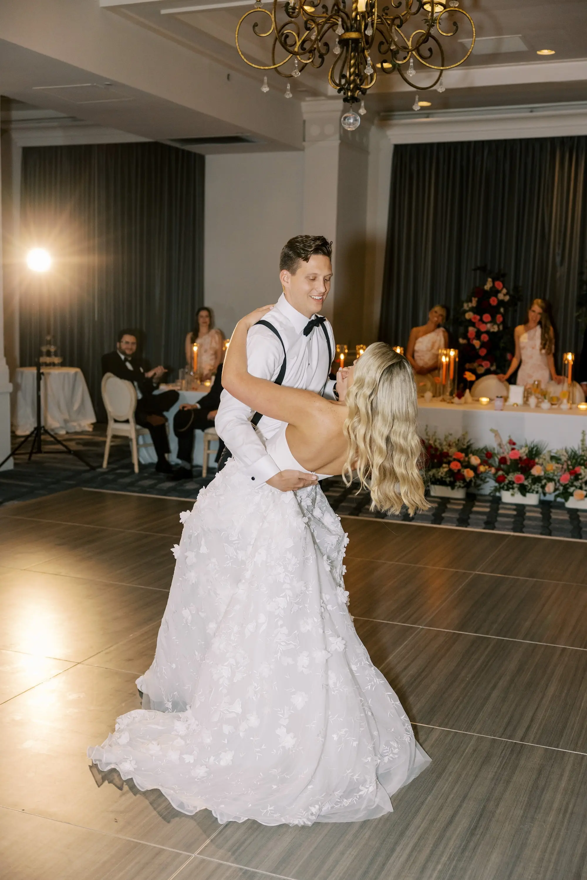 Bride and Groom First Dance Wedding Portrait | Tampa Bay DJ Company