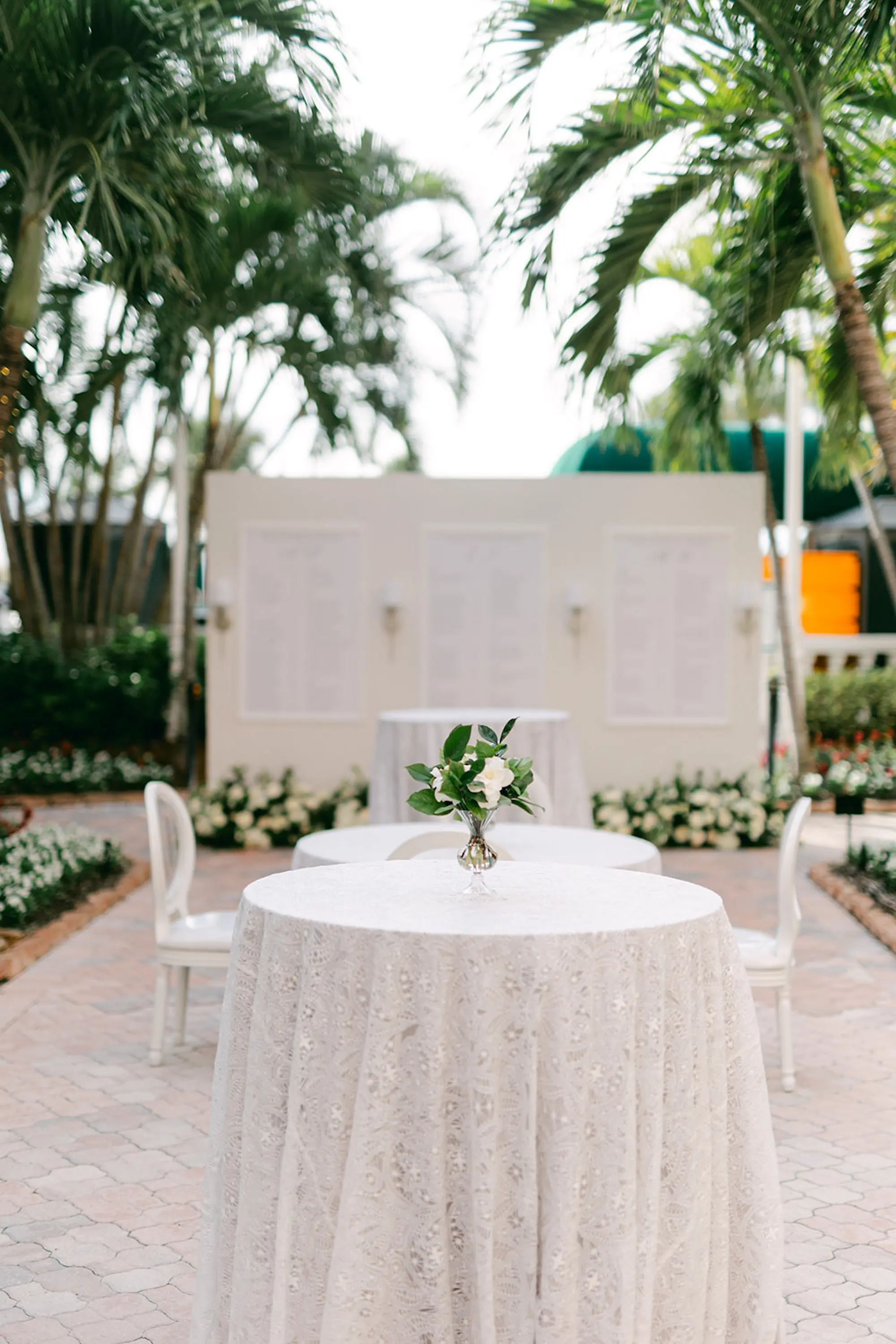 41Luxurious Ivory and Gold Wedding Decor - Luxurious, Ivory and Gold St. Pete Beach Wedding | The Don CeSar Luxurious Ivory and Gold Wedding Reception Cocktail Hour Decor Inspiration