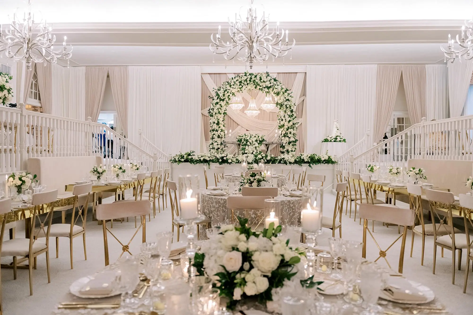 Luxurious, Ivory and Gold St. Pete Beach Wedding | The Don CeSar