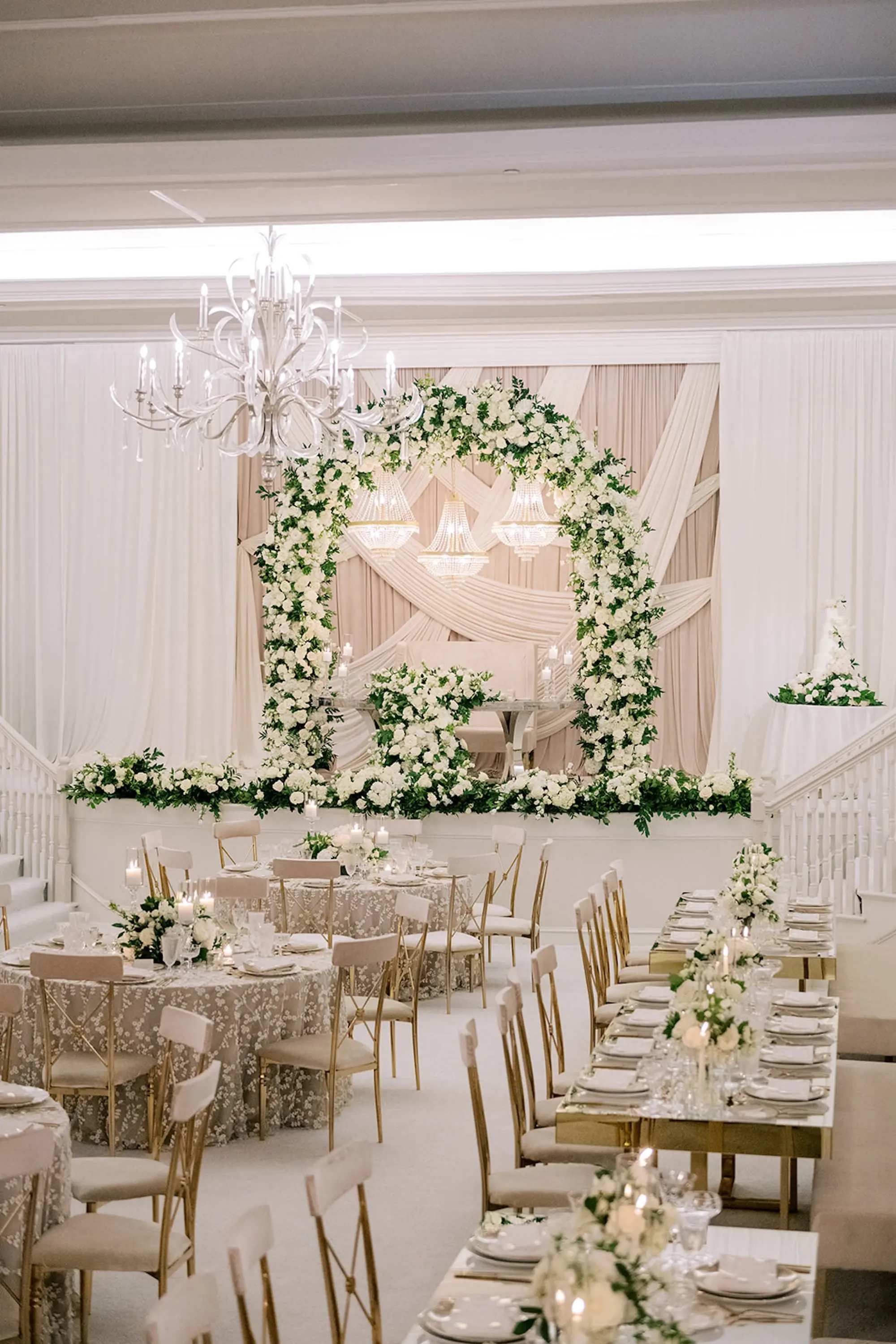 55Luxurious Ivory and Gold Wedding Decor St. Pete Wedding Venue Don CeSar - Luxurious, Ivory and Gold St. Pete Beach Wedding | The Don CeSar Luxurious Ivory and Gold Wedding Reception Decor Inspiration | Tampa Bay Event Venue The Don CeSar