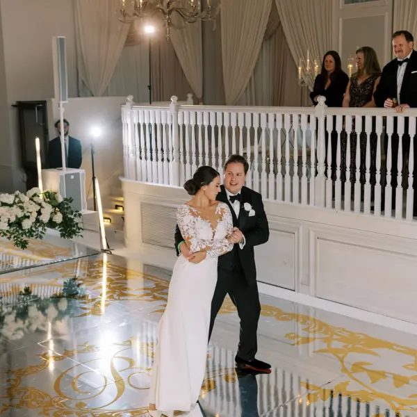 65Luxurious Ivory and Gold Wedding Decor St. Pete Wedding Venue Don CeSar - Luxurious, Ivory and Gold St. Pete Beach Wedding | The Don CeSar Bride and Groom First Dance Wedding Portrait | Tampa Bay DJ Company | St Pete Event Venue The Don CeSar