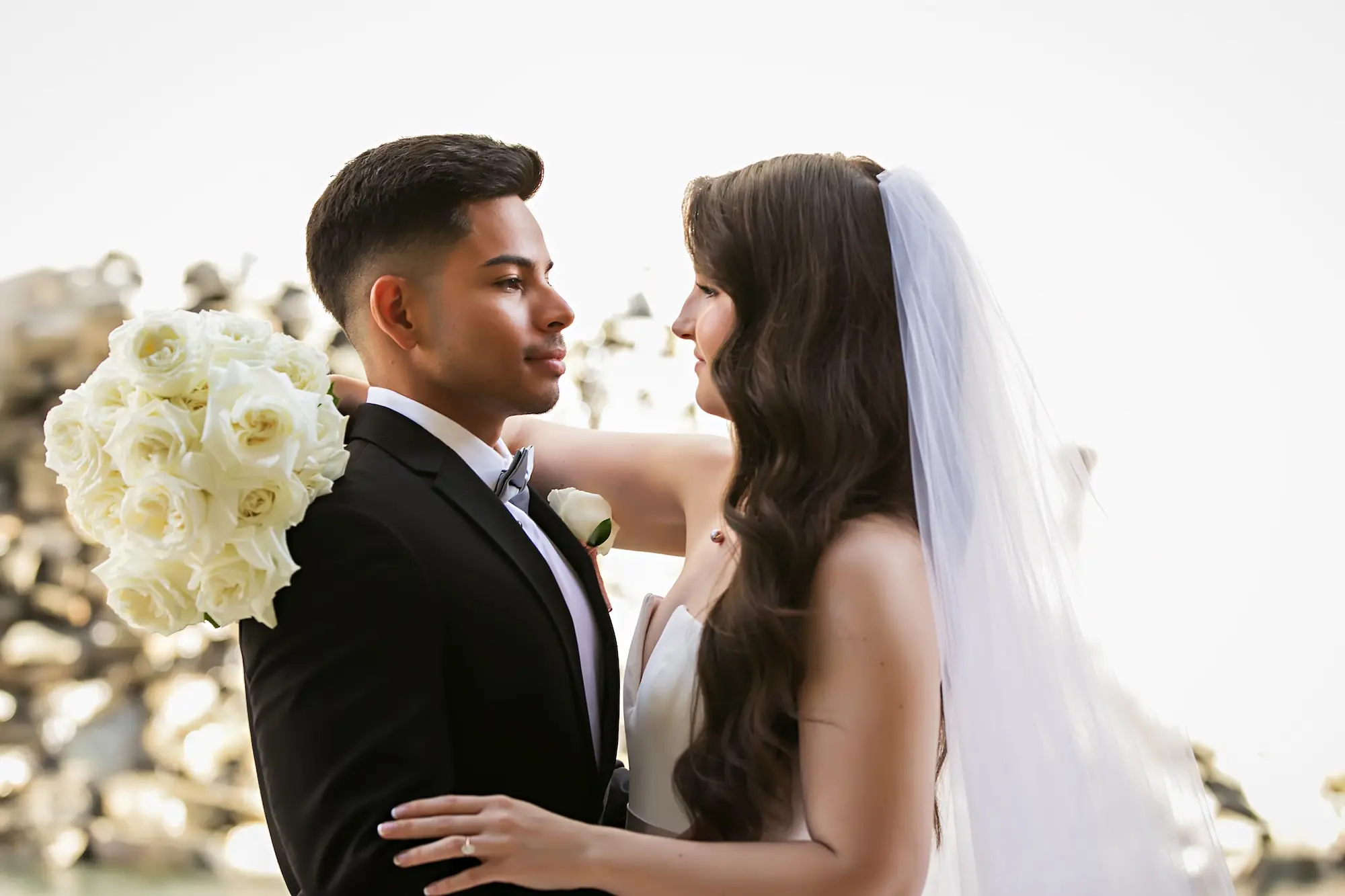 Bride and Groom Wedding Portrait | Tampa Bay Photographer Limelight Photography