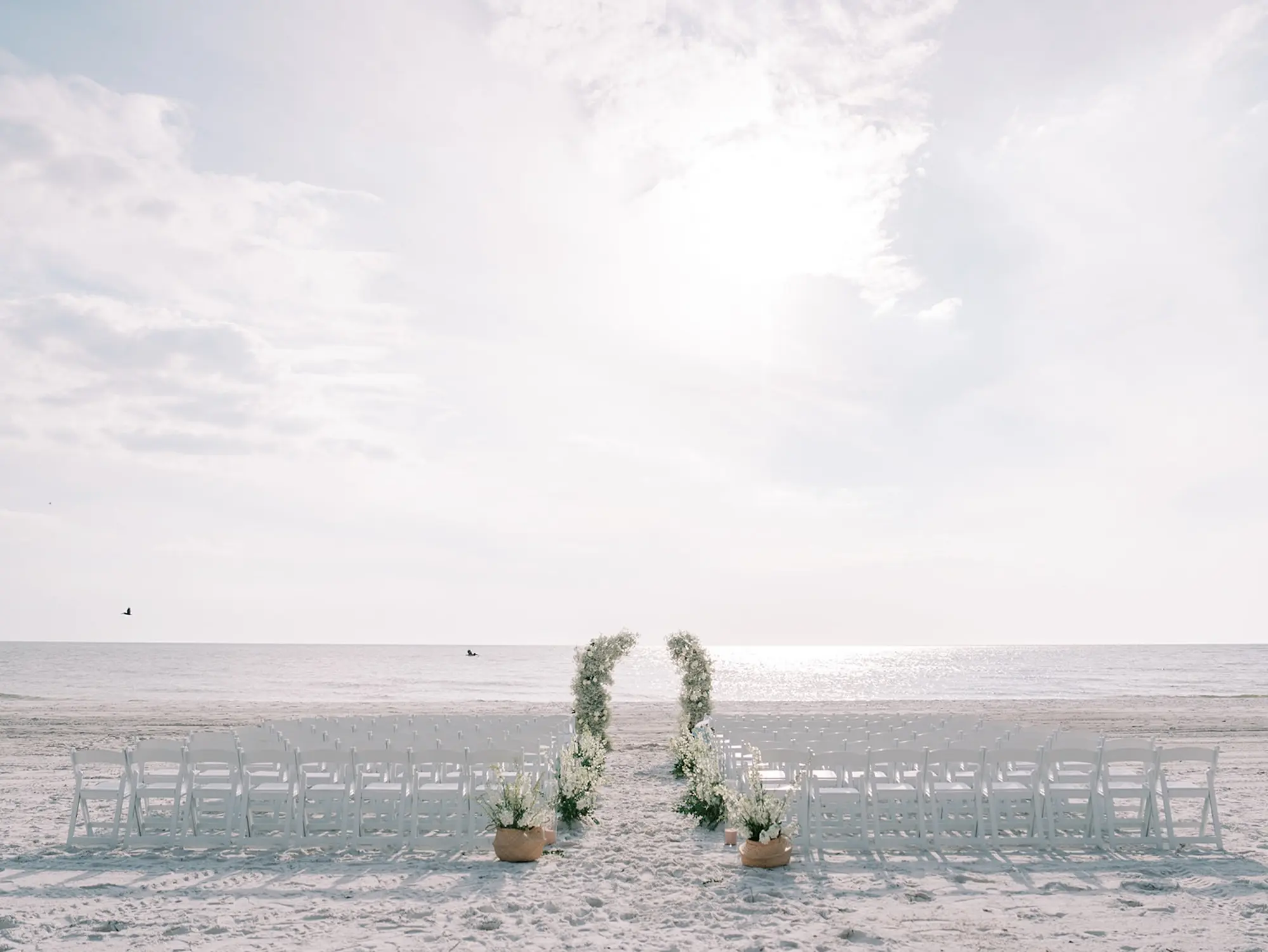 Sarasota Beach Wedding Ceremony Inspiration | Tampa Bay Event Venue The Resort at Longboat Key Club