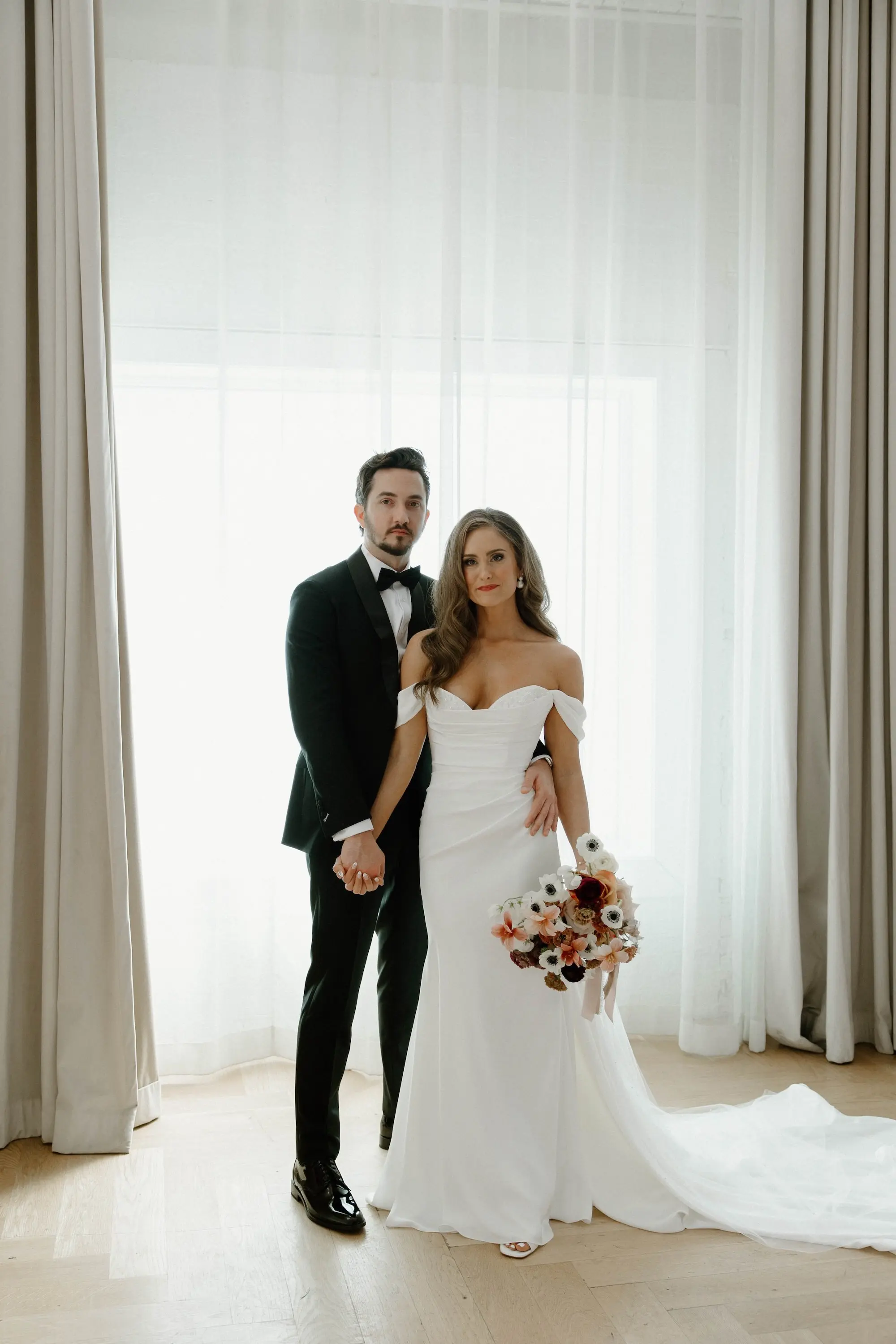 Bride and Groom Wedding Portrait | Ybor Event Venue Hotel Haya