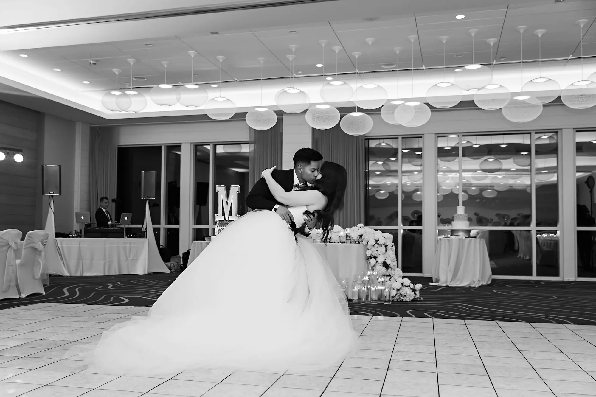 Bride and Groom First Dance Wedding Portrait | Tampa Bay Photographer Limelight Photography