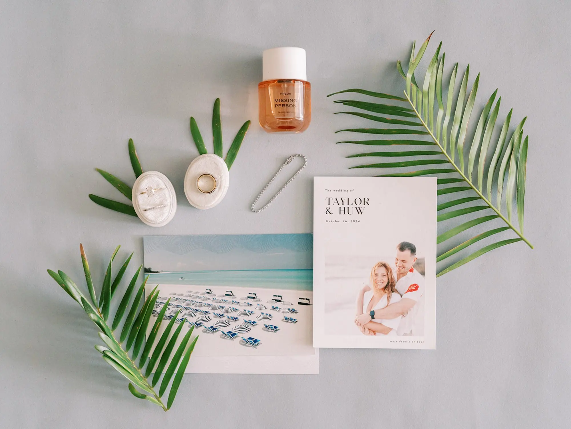 Elegant Sarasota Beach Image Modern Wedding Invitation Suite Inspiration