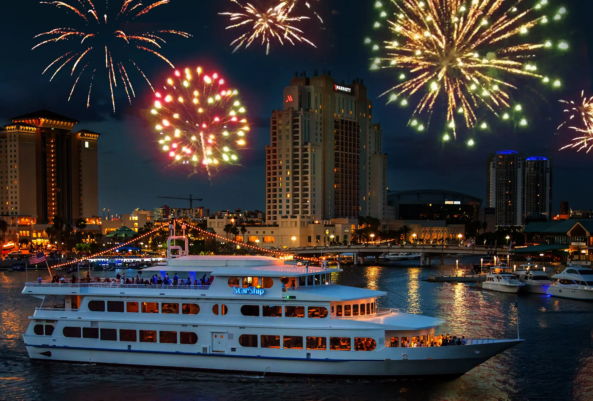 Marriott YSSI Fireworks opt 1 - Best Places to Celebrate New Year's Eve in Tampa Bay 2025 Marriott YSSI Fireworks opt 1