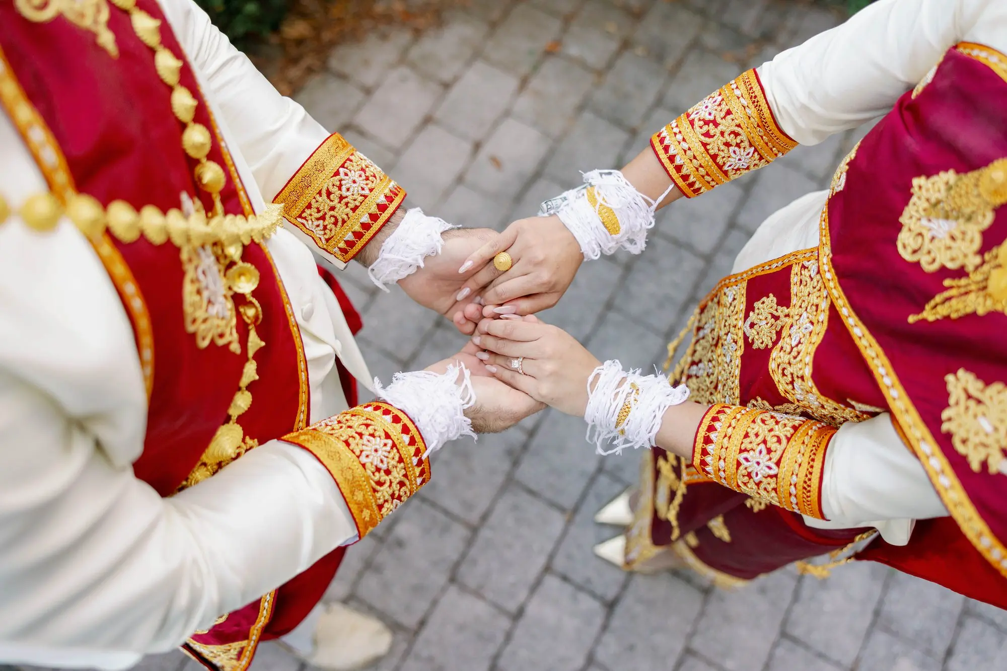 Red and Gold Laotian Wedding Inspiration