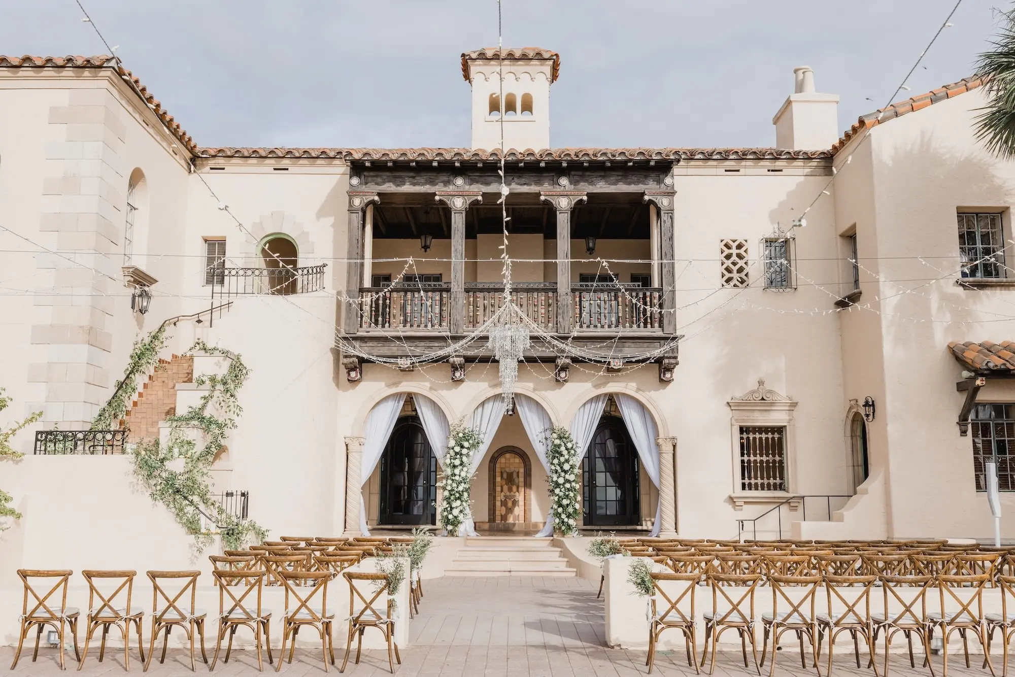 Romantic, Destination Italian Garden Sarasota Wedding | Powel Crosley Estate