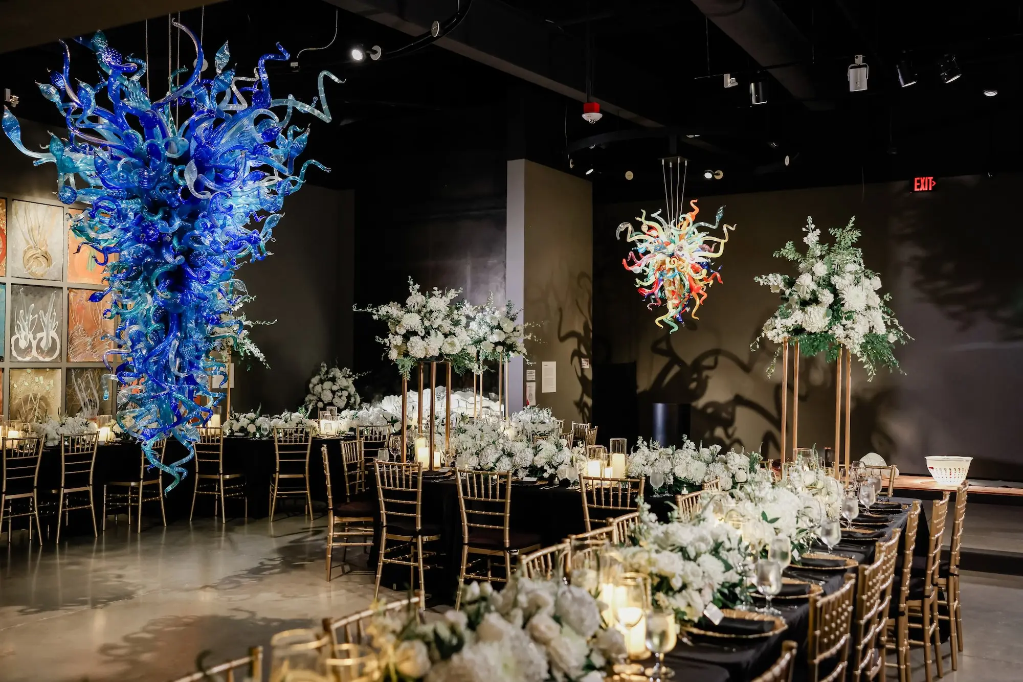 Modern White Downtown St. Pete Museum Wedding | Chihuly Collection