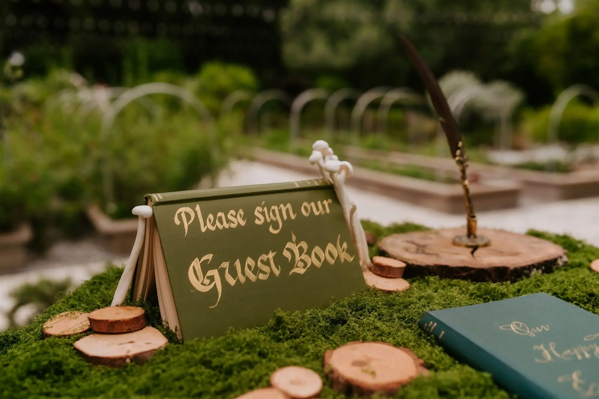 Woodland Wedding Guest Book Inspiration