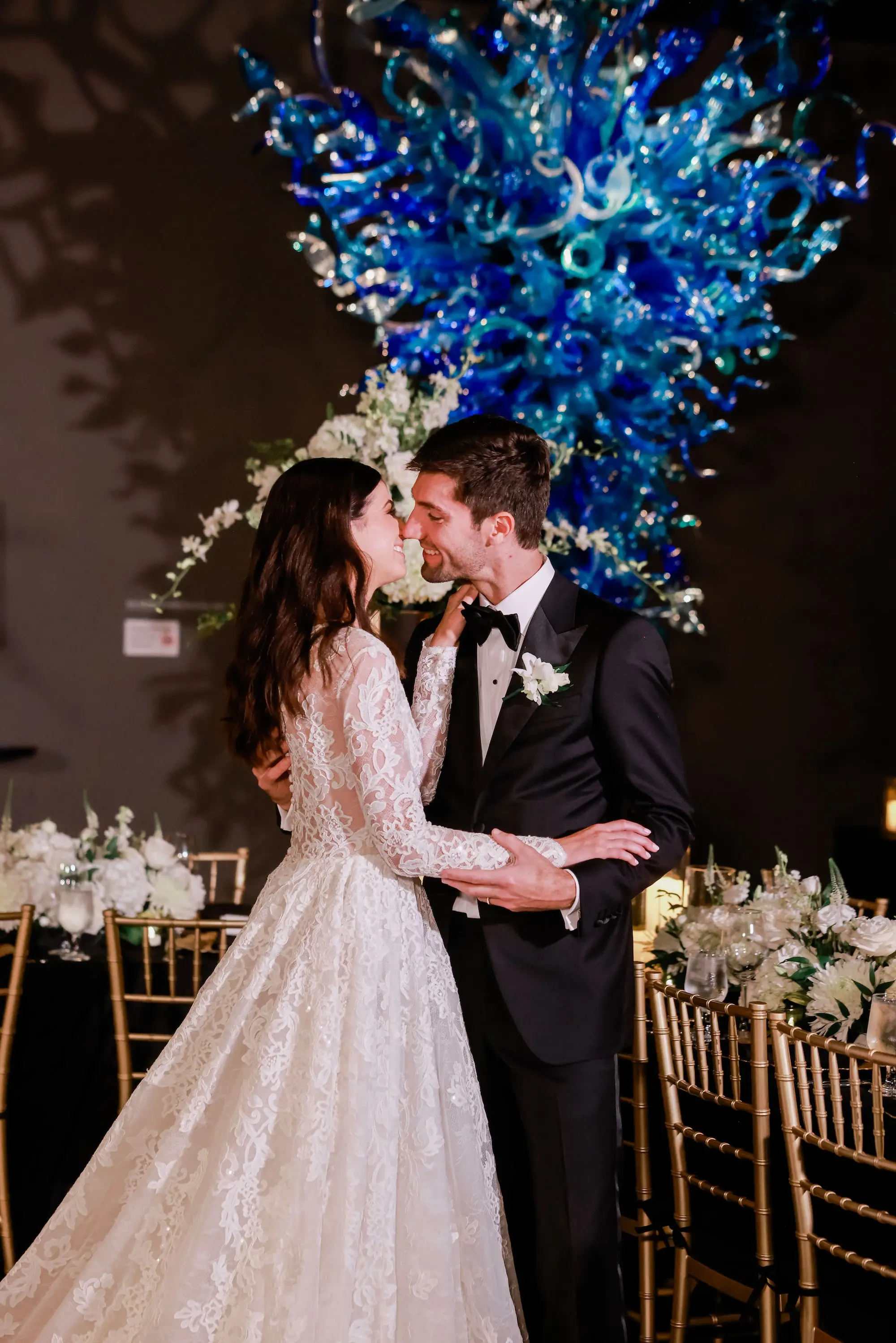 33Classic White Chic St Pete Museum Wedding Inspiration Venue Chihuly Collection - “Best Of” 2025: Wedding Receptions Part 2 Bride and Groom First Dance Wedding Portrait | Tampa Bay Wedding Photographer Lifelong Photography Studio