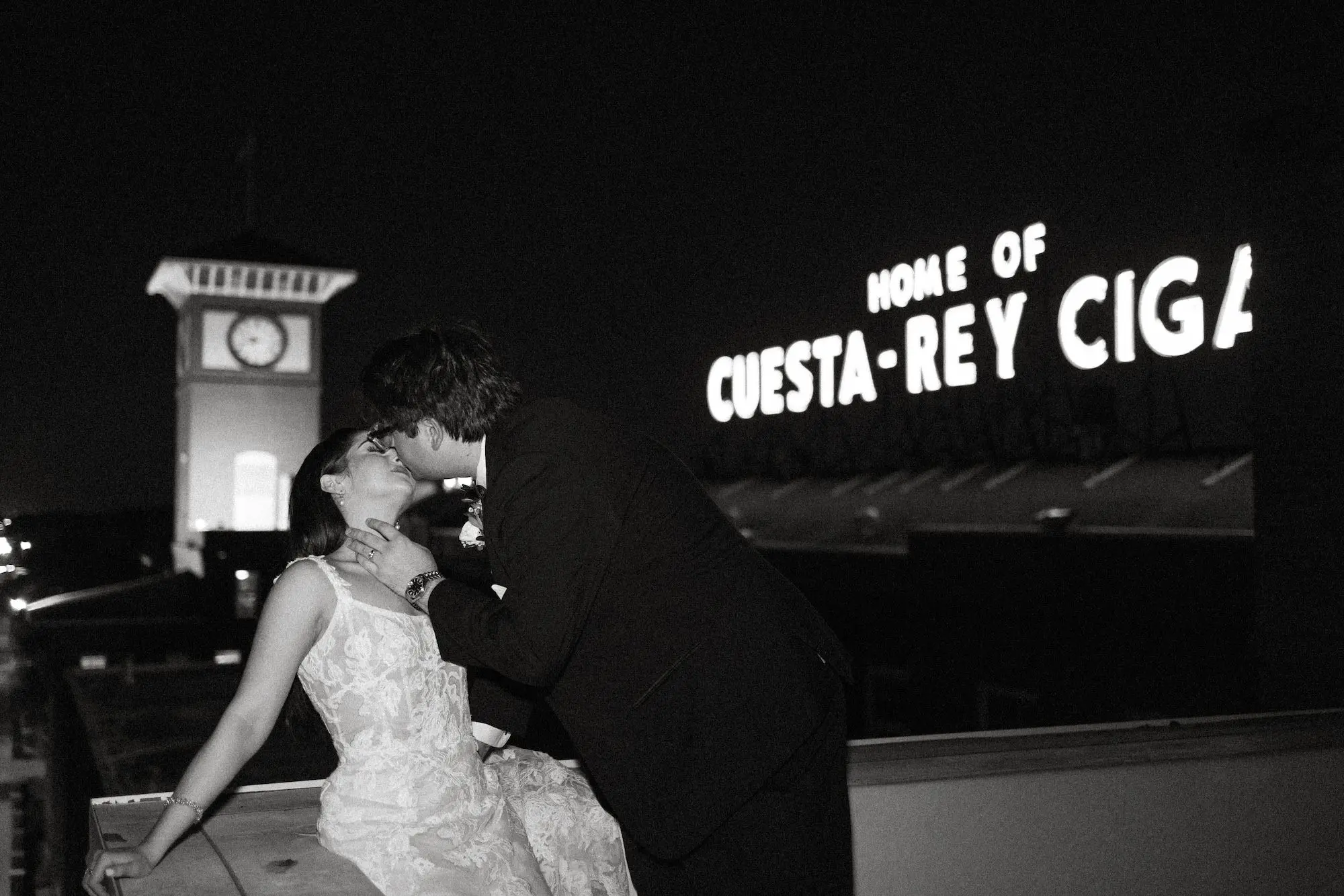 Bride and Groom Wedding Portrait | Ybor Event Venue JC Newman Cigar Company