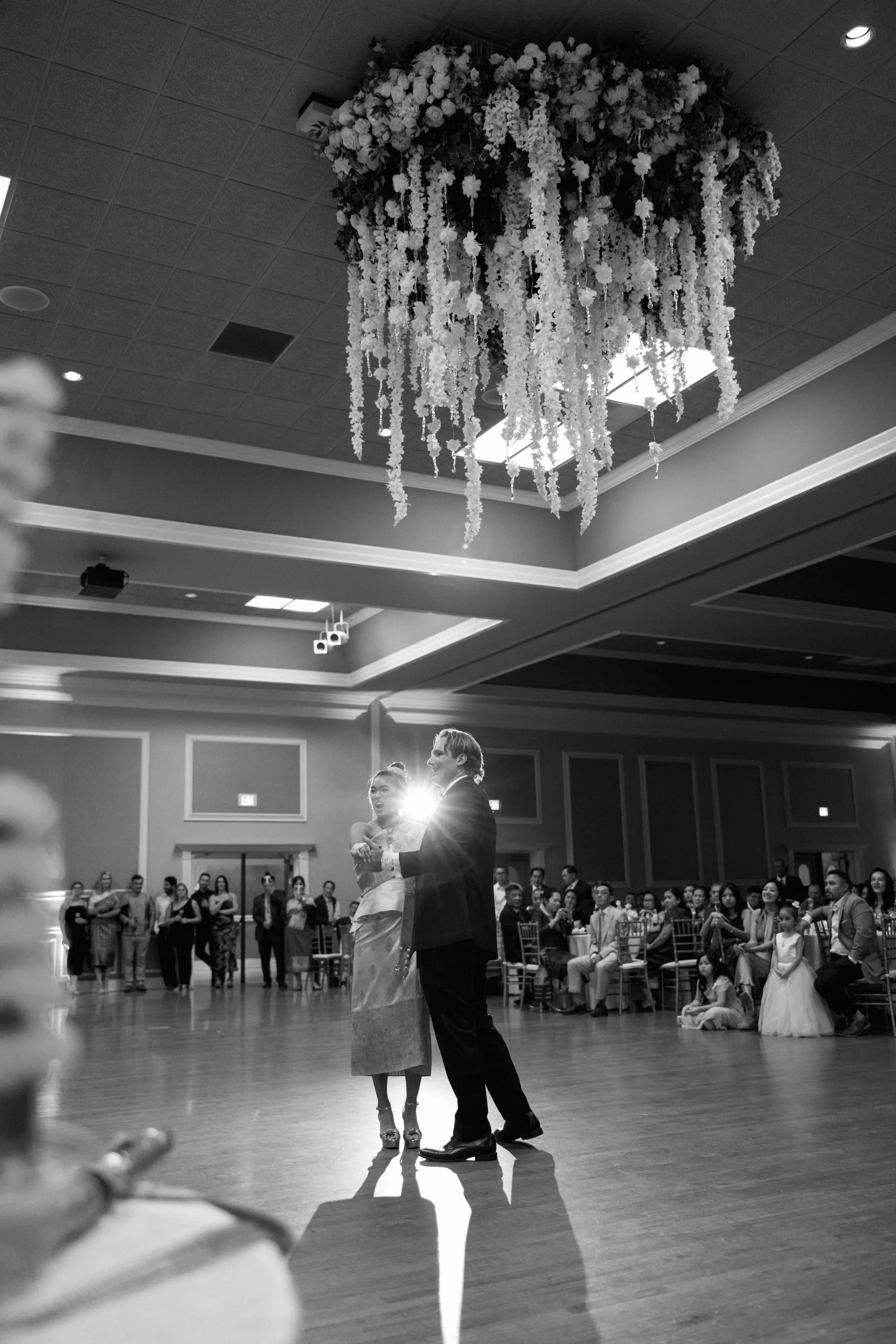 Bride and Groom First Dance Wedding Portrait | Tampa Bay Content Creators Behind The Vows
