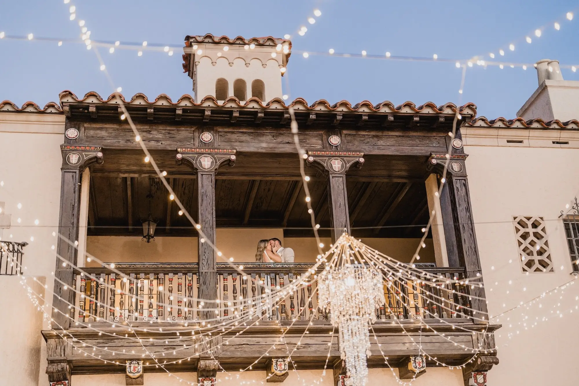 Bride and Groom Just Married Wedding Portrait | Sarasota Event Venue Powel Crosley Estate
