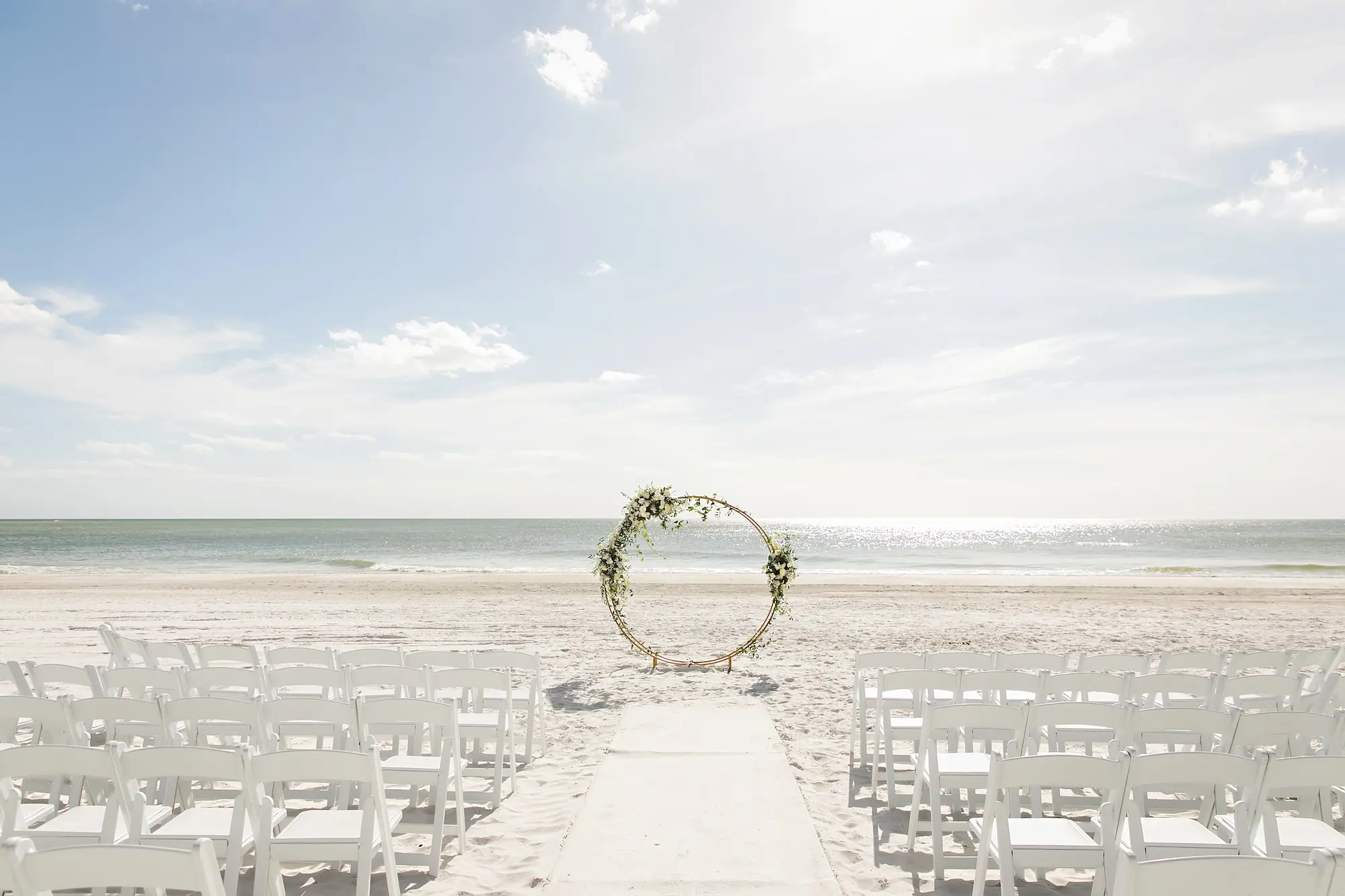 Elegant White and Sage Sarasota Wedding |  The Resort at Longboat Key Club