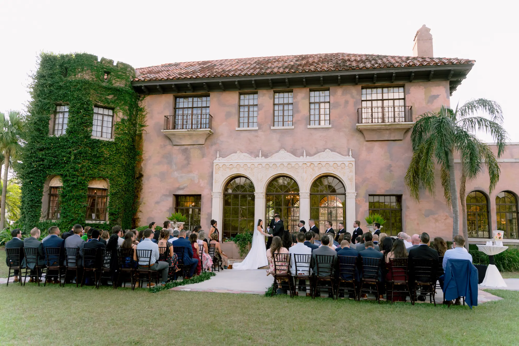 European Inspired Wedding Ceremony Decor Inspiration | Tampa Bay Event Venue The Howey Mansion