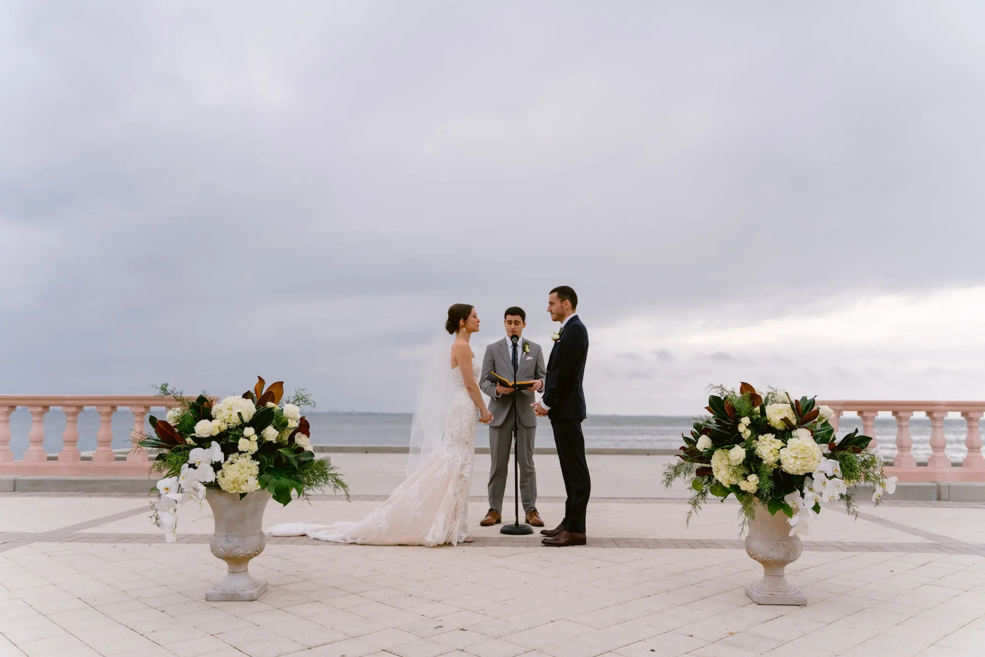 Fall-Inspired, Waterfront Sarasota Wedding | New College of Florida