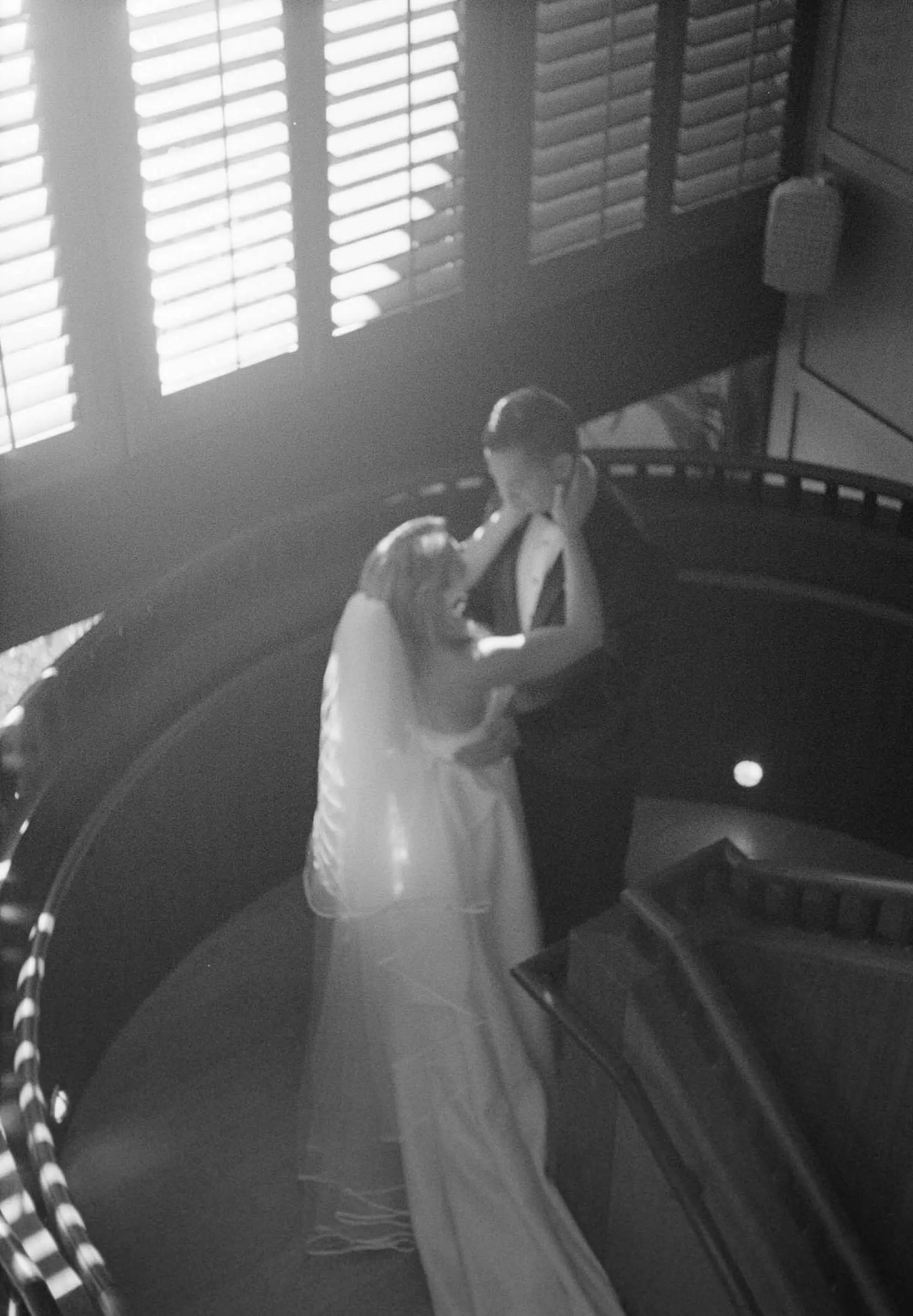 Bride and Groom First Look Wedding Portrait | Tampa Bay Photographer Evoke Photo and Film
