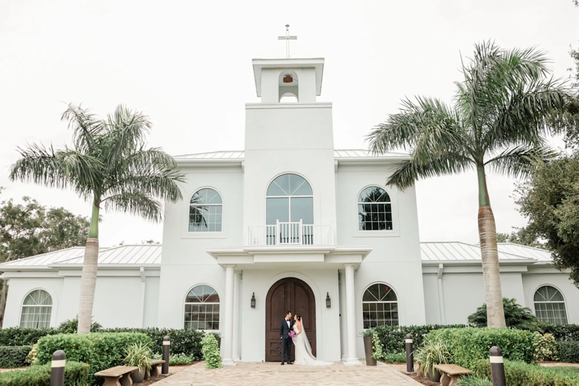 Romantic Burgundy Safety Harbor Wedding | Harborside Chapel