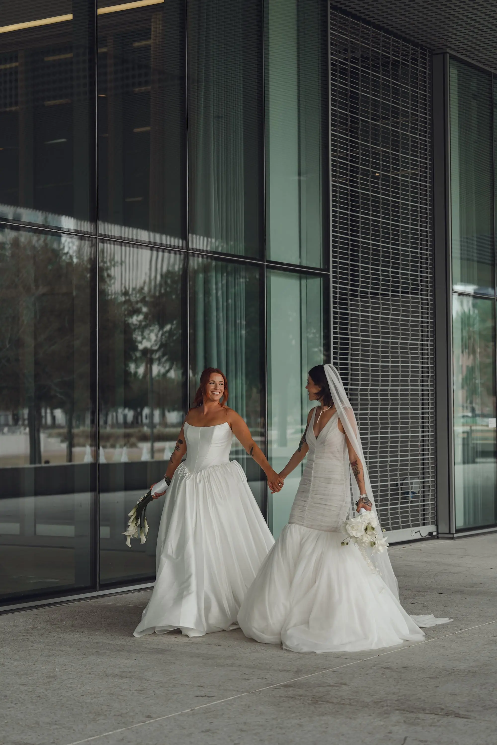 Bride and Bride Same Sex Wedding Portrait | Tampa Bay Photographer Amber Yonker Photography