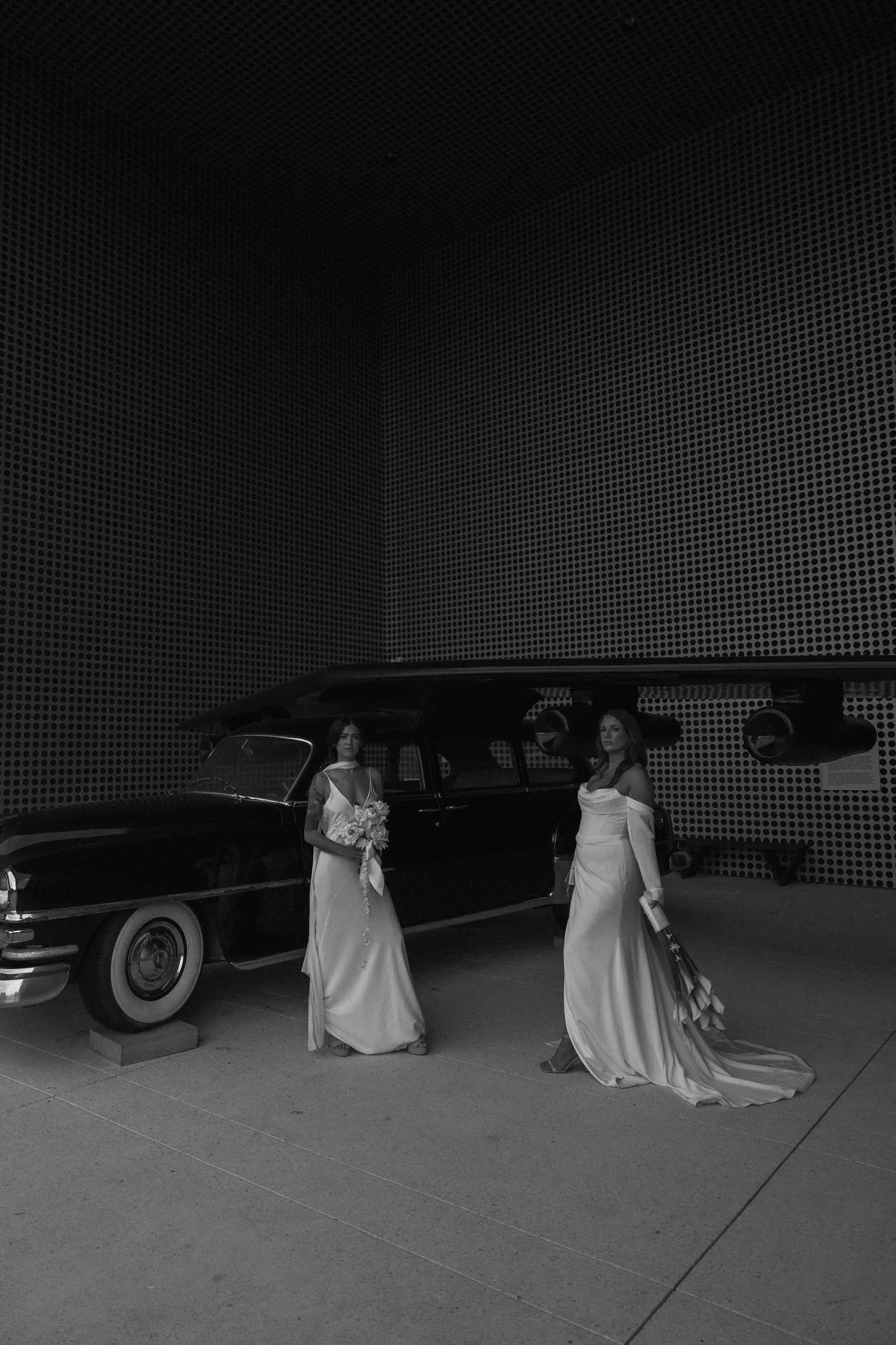 Bride and Bride Same Sex Wedding Portrait | Tampa Bay Photographer Amber Yonker Photography | Event Venue Tampa Museum of Art
