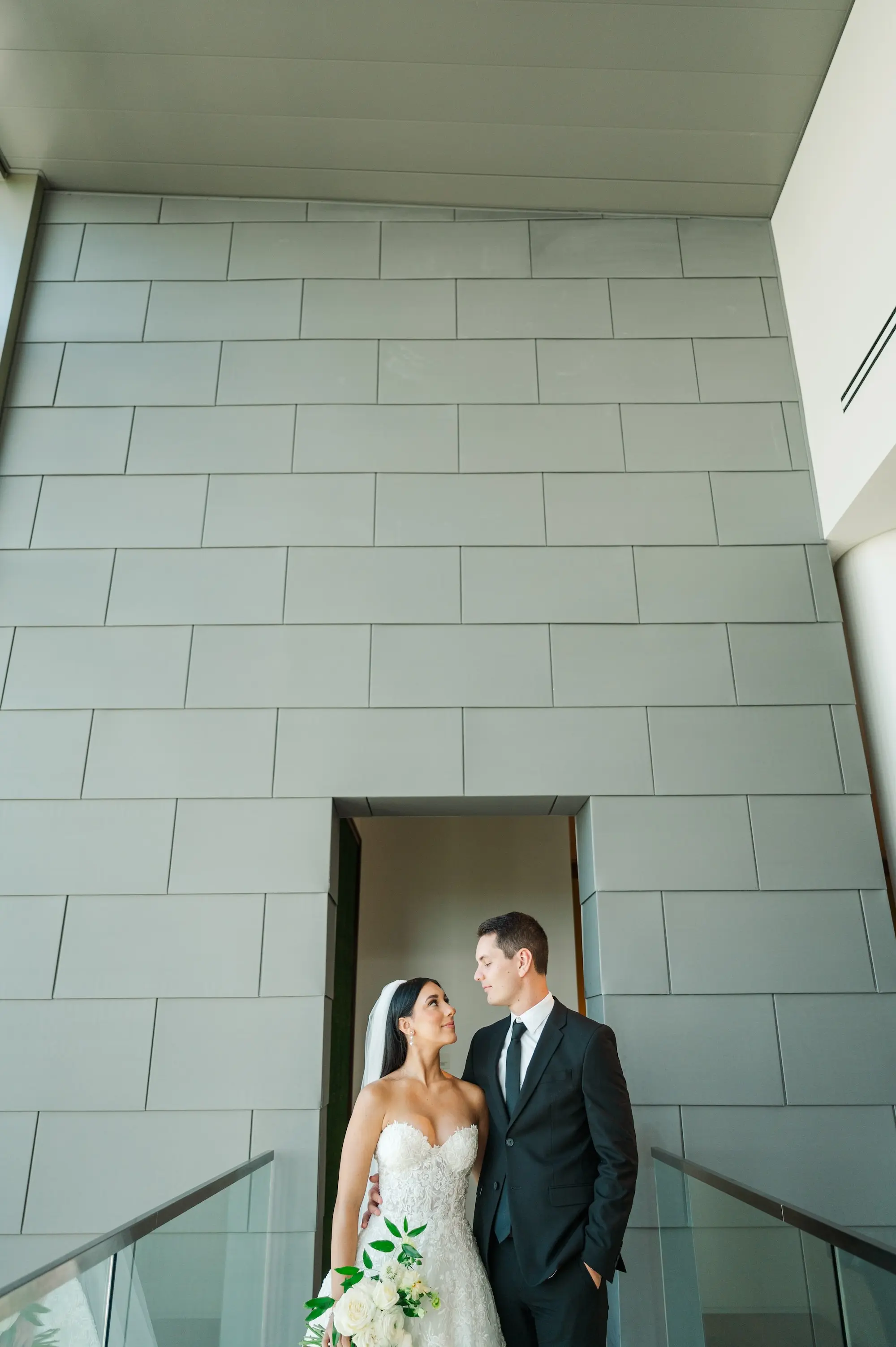 Bride and Groom Wedding Portrait | St Pete Event Venue Museum of the American Arts and Crafts Movement