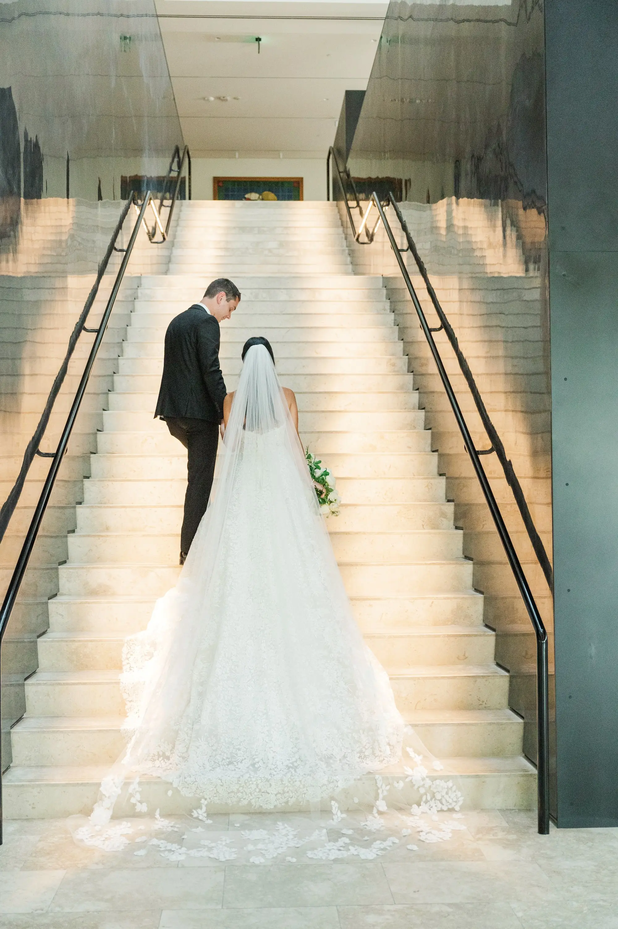 Bride and Groom Wedding Portrait | St Pete Event Venue Museum of the American Arts and Crafts Movement