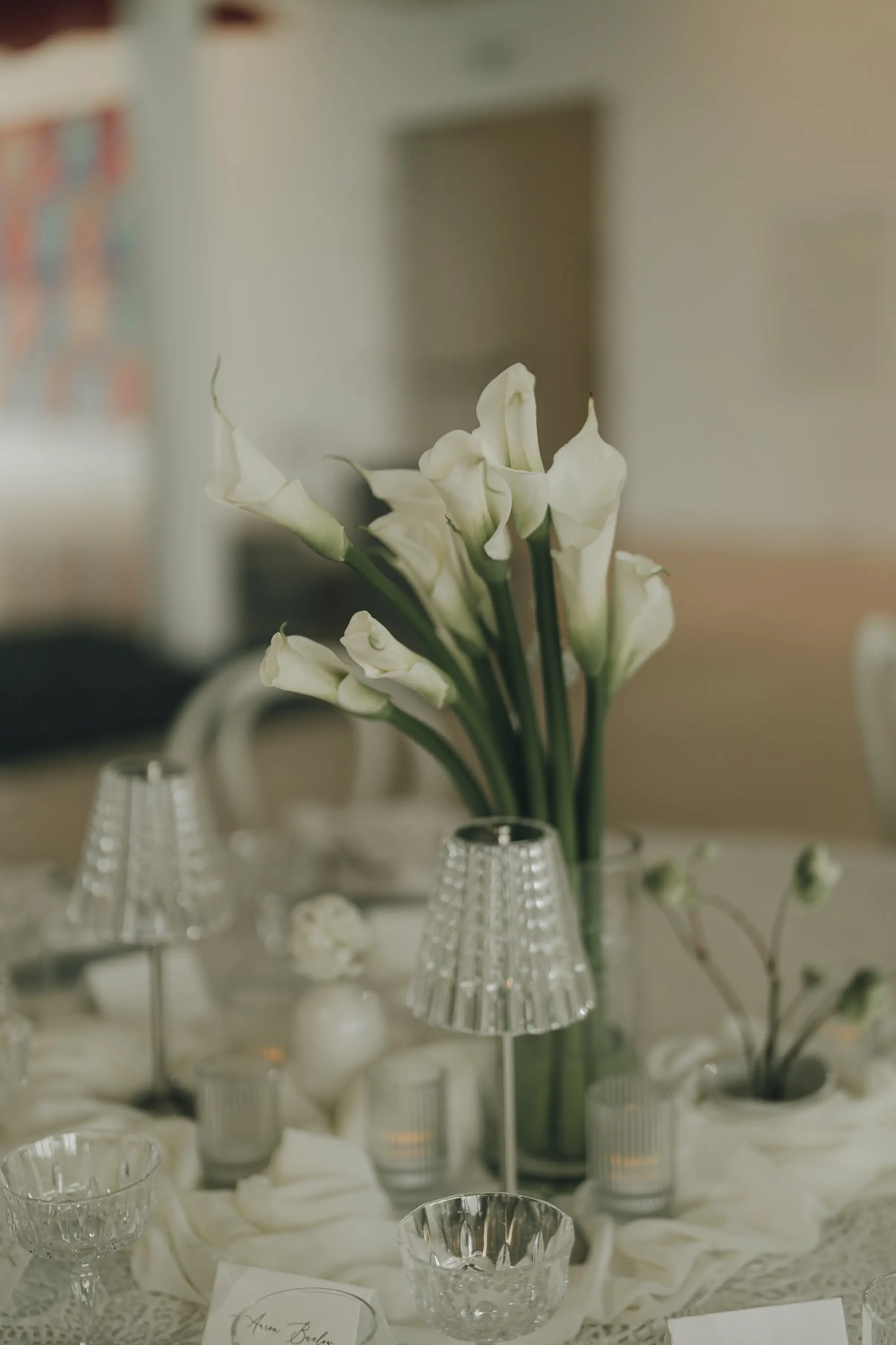 33Modern White Same Sex Lesbian Wedding Inspiration jpg - “Best Of” 2025: Wedding Receptions Part 2 Modern White Wedding Reception Centerpiece Decor Ideas