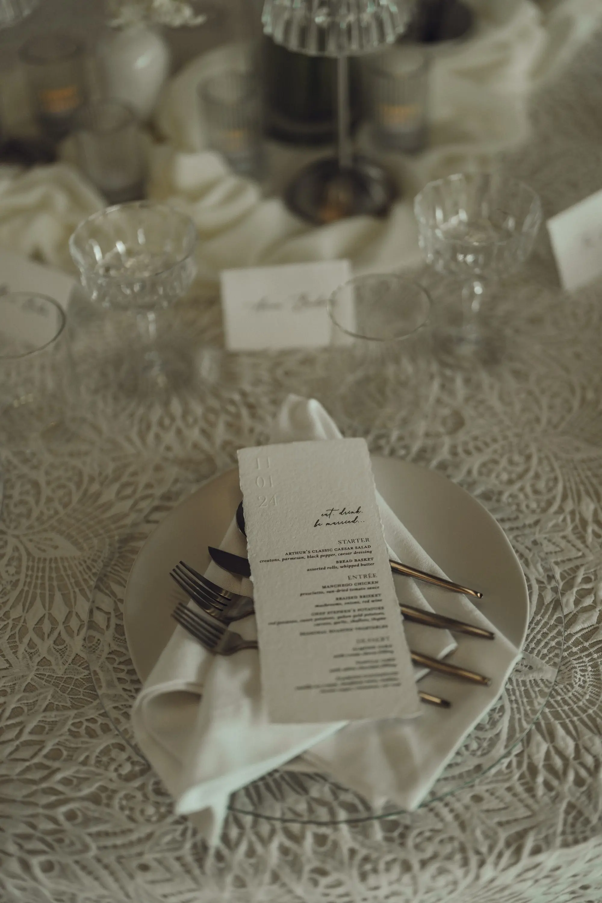 34Modern White Same Sex Lesbian Wedding Inspiration jpg - “Best Of” 2025: Wedding Receptions Part 2 Modern White Monochromatic Wedding Reception Place Setting Decor Ideas