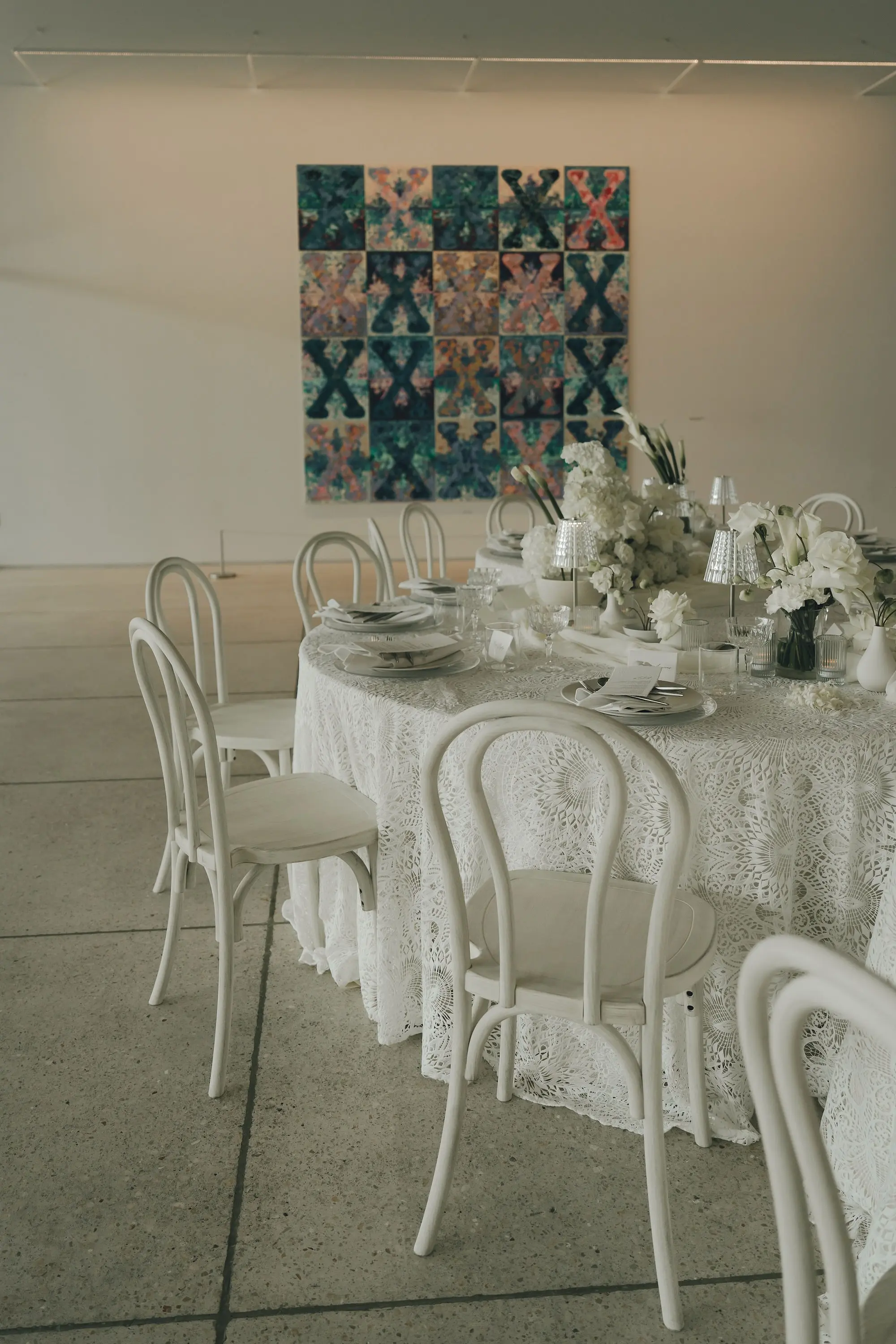 Modern White Monochromatic Elegant Wedding Reception Inspiration Decor Ideas | Tampa Bay Kate Ryan Event Rentals