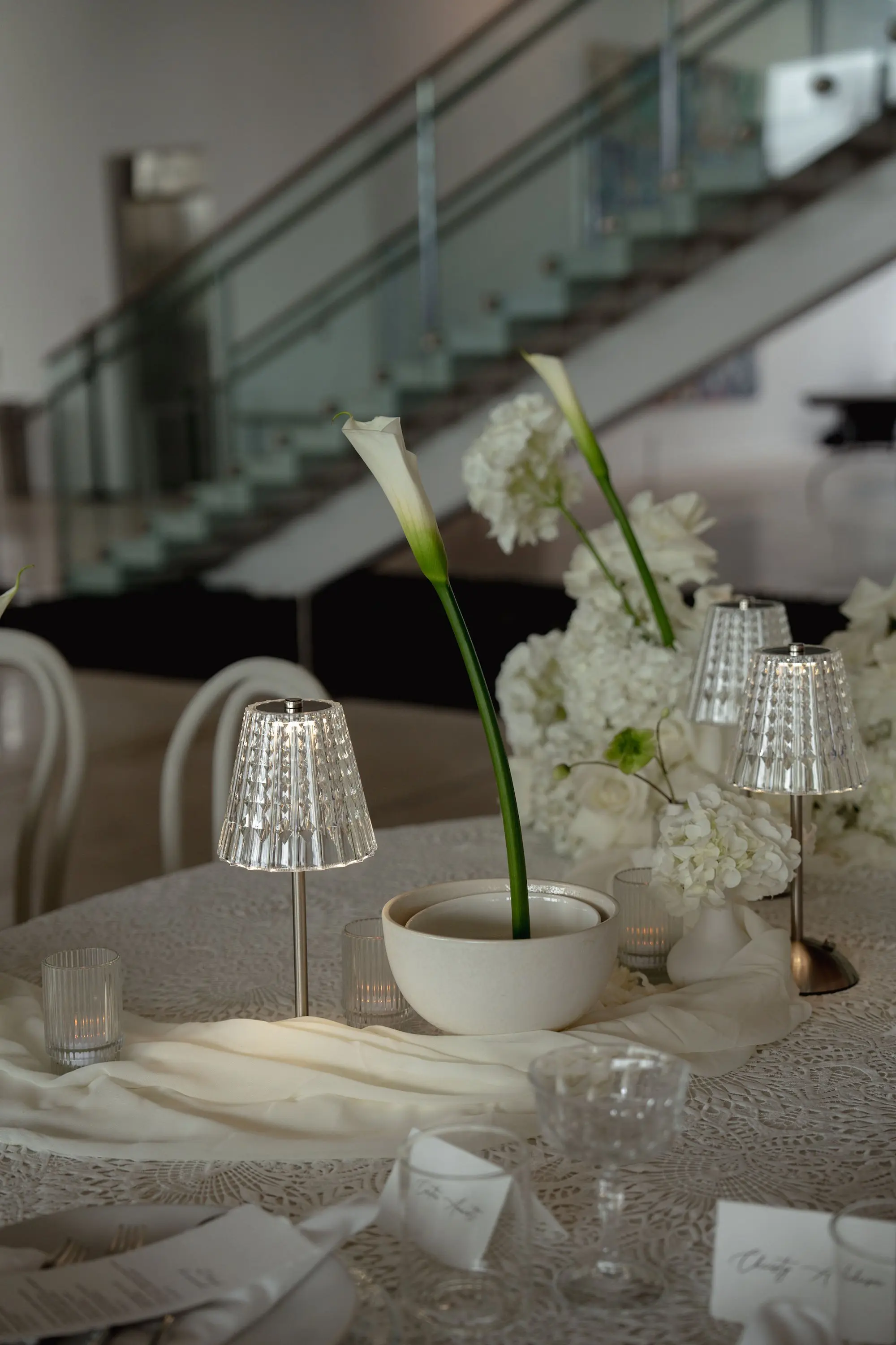 39Modern White Same Sex Lesbian Wedding Inspiration jpg - “Best Of” 2025: Wedding Receptions Part 2 Modern White Monochromatic Same Sex Lesbian Wedding Reception Centerpiece Decor Ideas