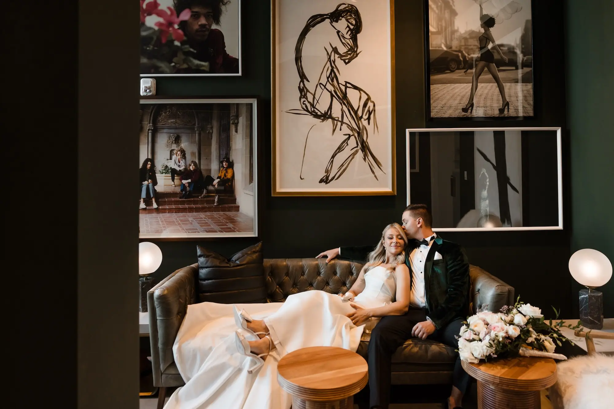 Bride and Groom Just Married Wedding Portrait | Tampa Bay Photographer Evoke Photo and Film