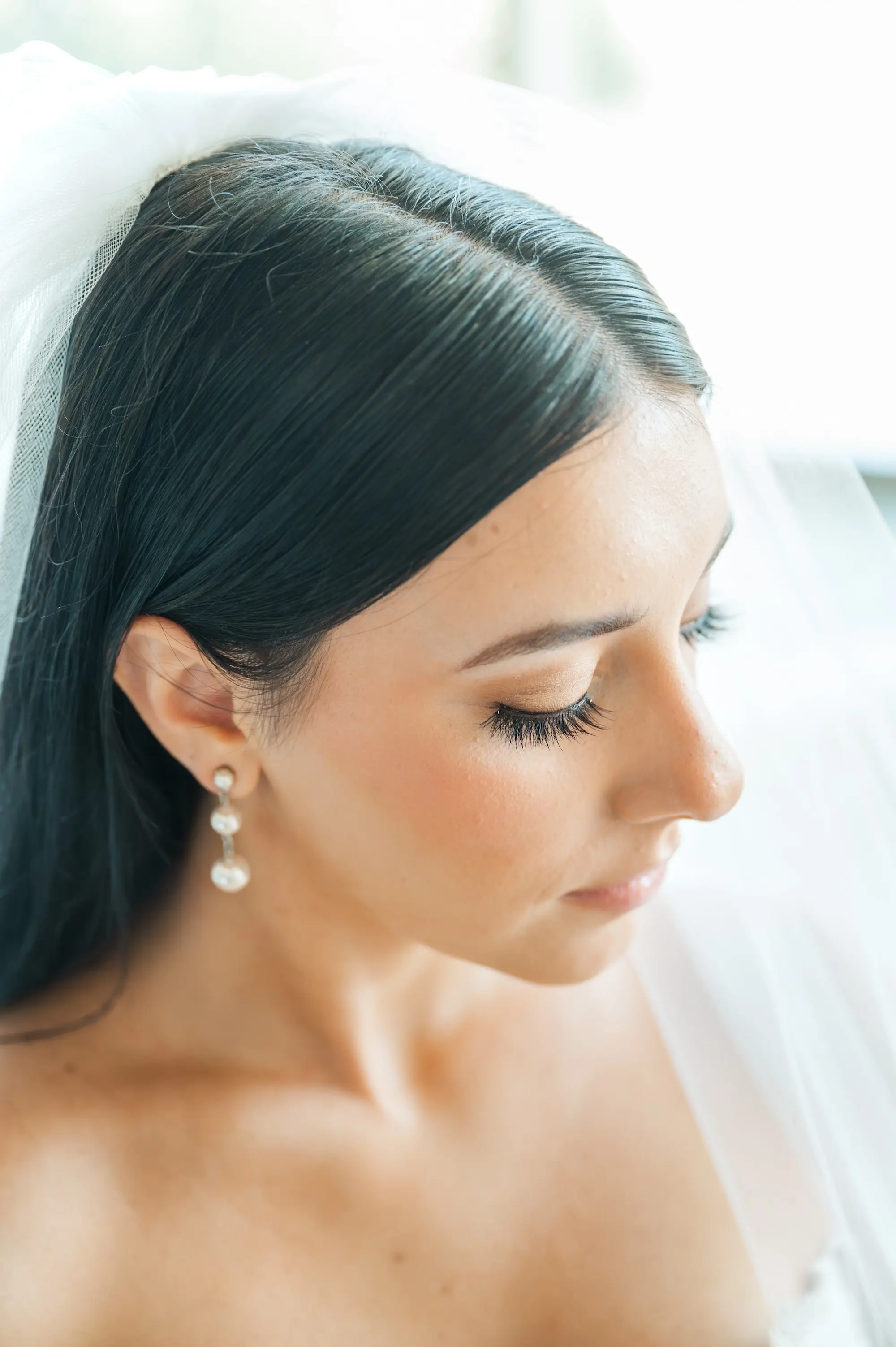 Modern Bridal Wedding Hair and Makeup Inspiration