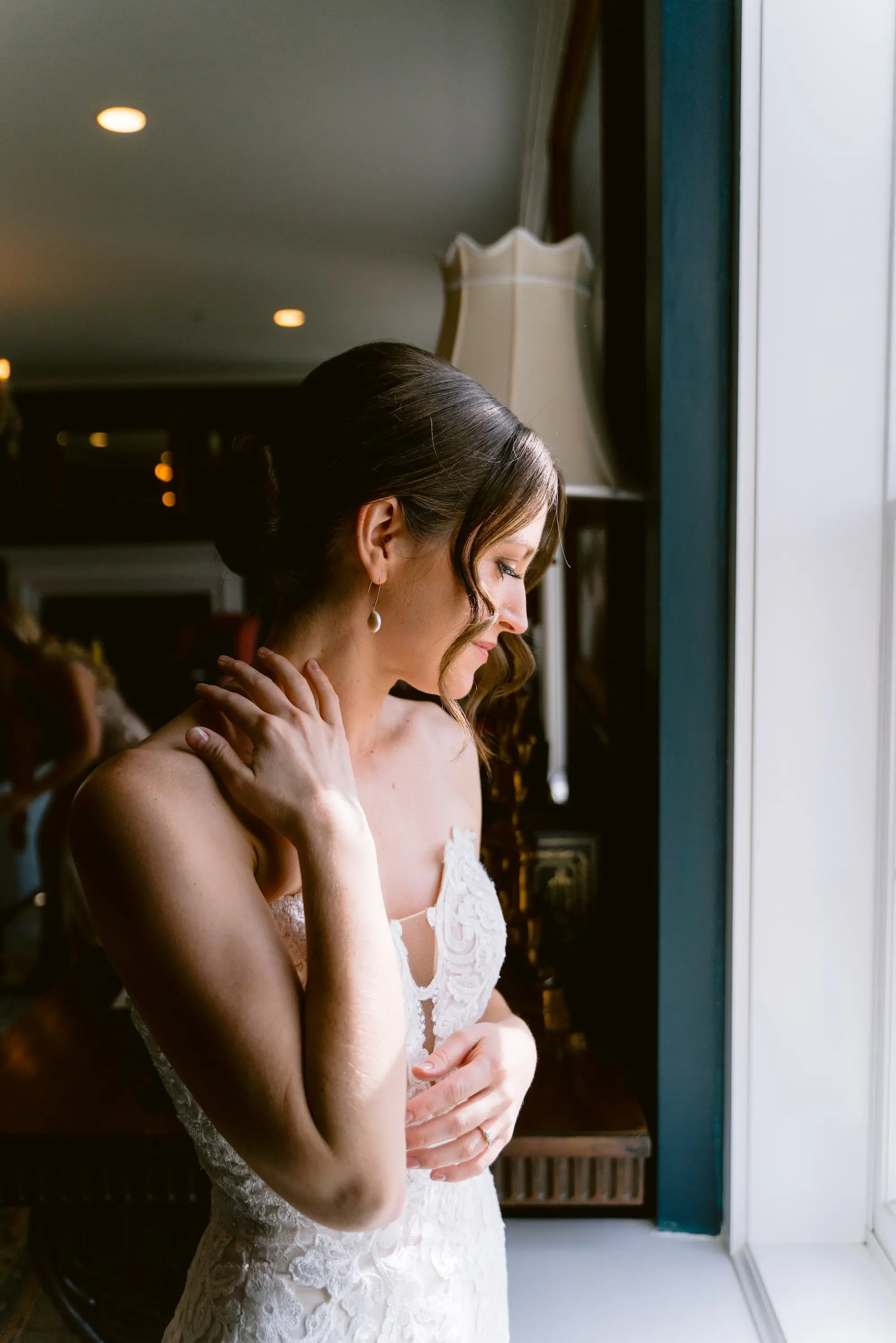 Bride Getting Ready Wedding Portrait | Tampa Bay Photographer We The Blackwells