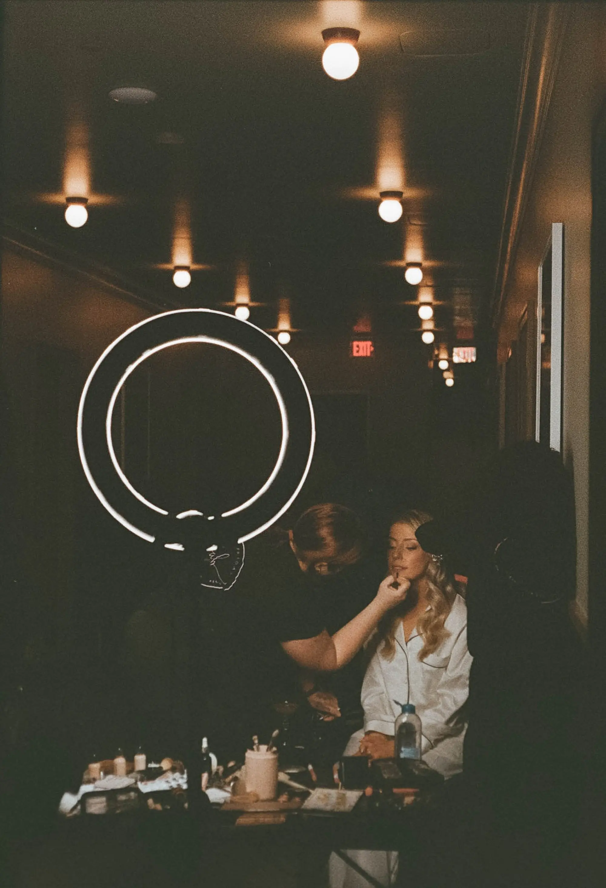 Bride Getting Ready Wedding Portrait | Tampa Bay Hair and Makeup Artist Adore Bridal Services