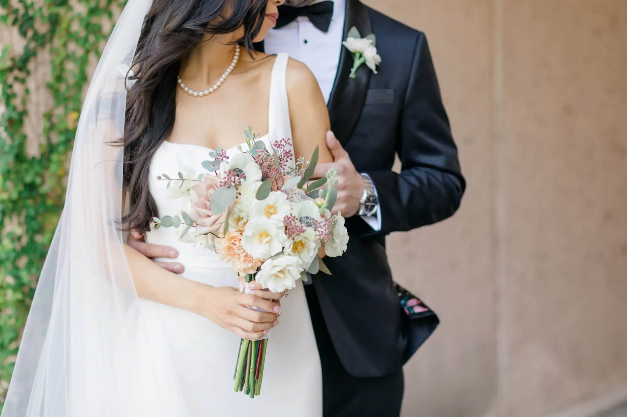 15Romantic Pastel and Navy Sarasota Wedding Inspiration jpg - Timeless Gold and Green Sarasota Wedding | Lakewood Ranch Golf & Country Club Bride and Groom Outdoor Wedding Portrait | Elegant A-Line Paloma Blanca Wedding Gown with Square Neckline and Traditional Chapel Length Tulle Veil Inspiration | Lush White and Blush Floral Arrangement Ideas | Susan Elizabeth Weddings Tampa Wedding Photographer