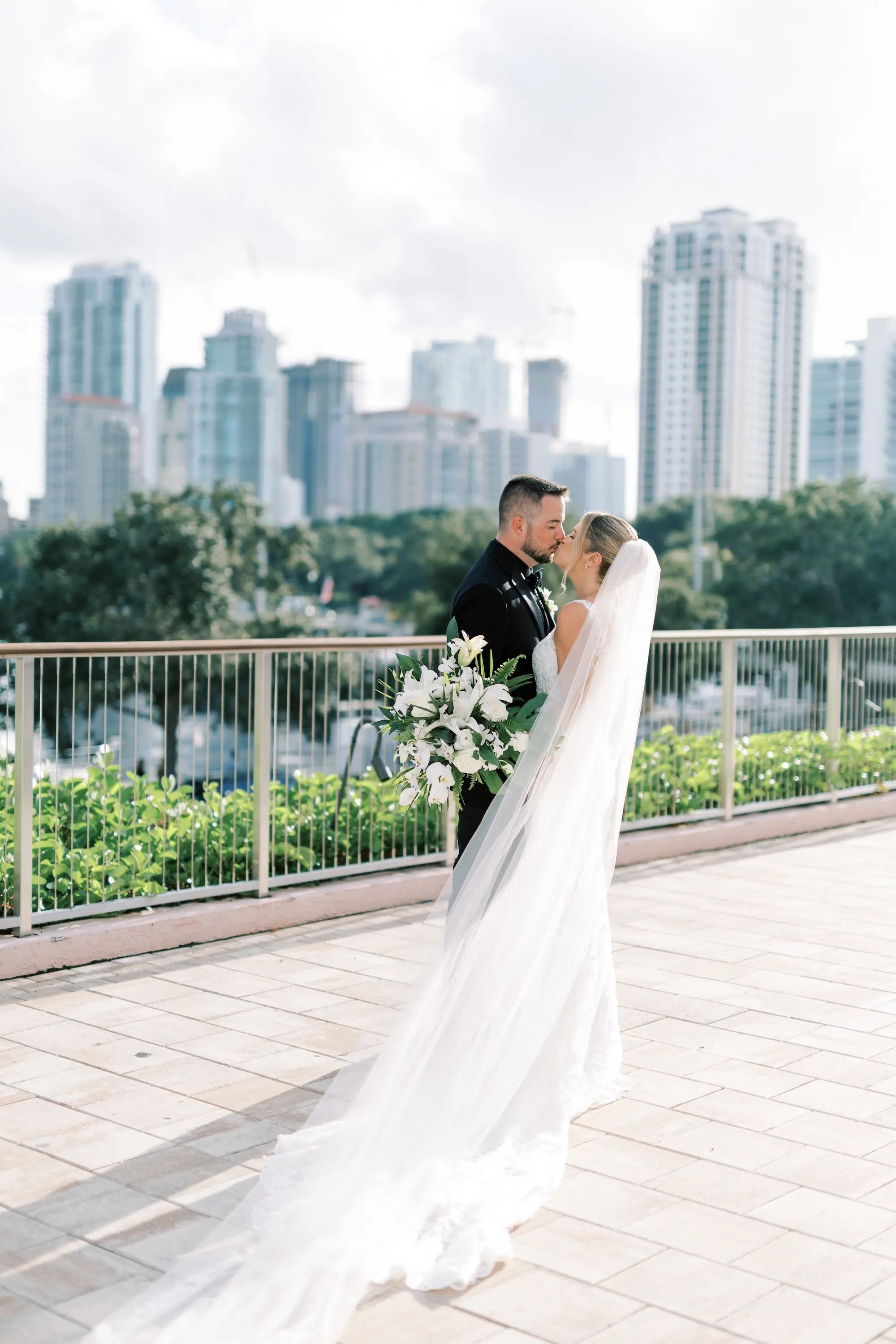 27White and Green Elegant Tropical St Pete Wedding The Vinoy jpg