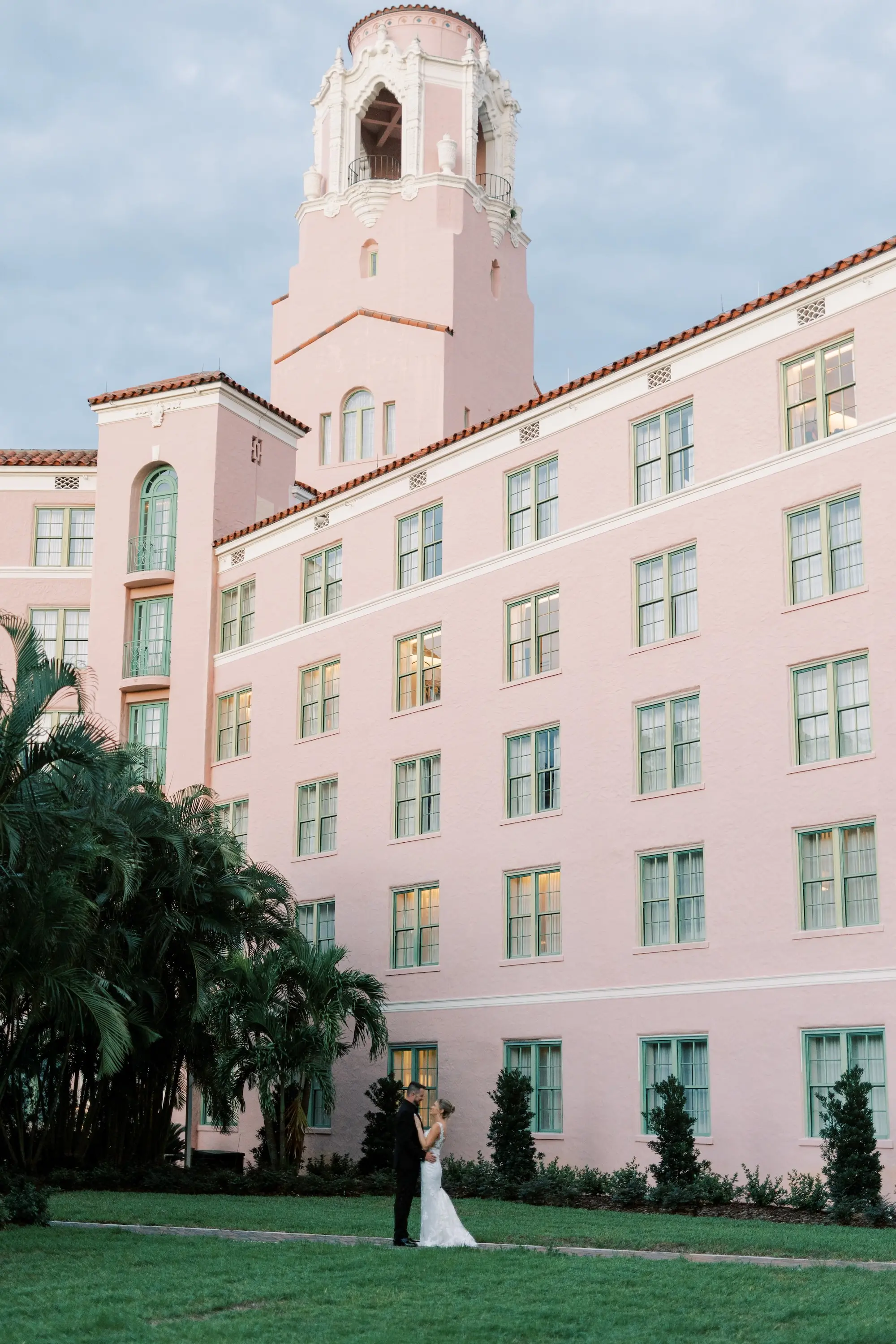 Bride and Groom Wedding Portrait | St Pete Event Venue The Vinoy