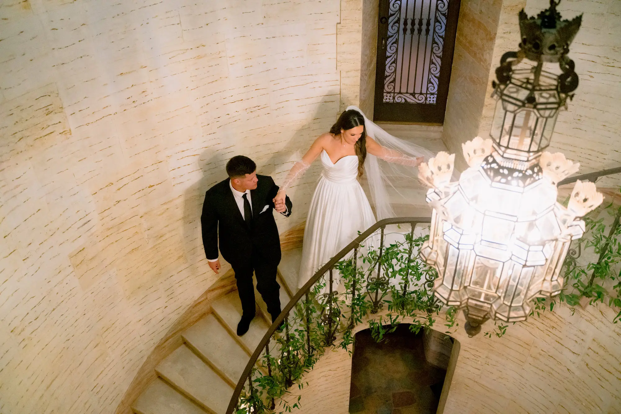 Bride and Groom Wedding Portrait | Central Florida Event Venue The Howey Mansion