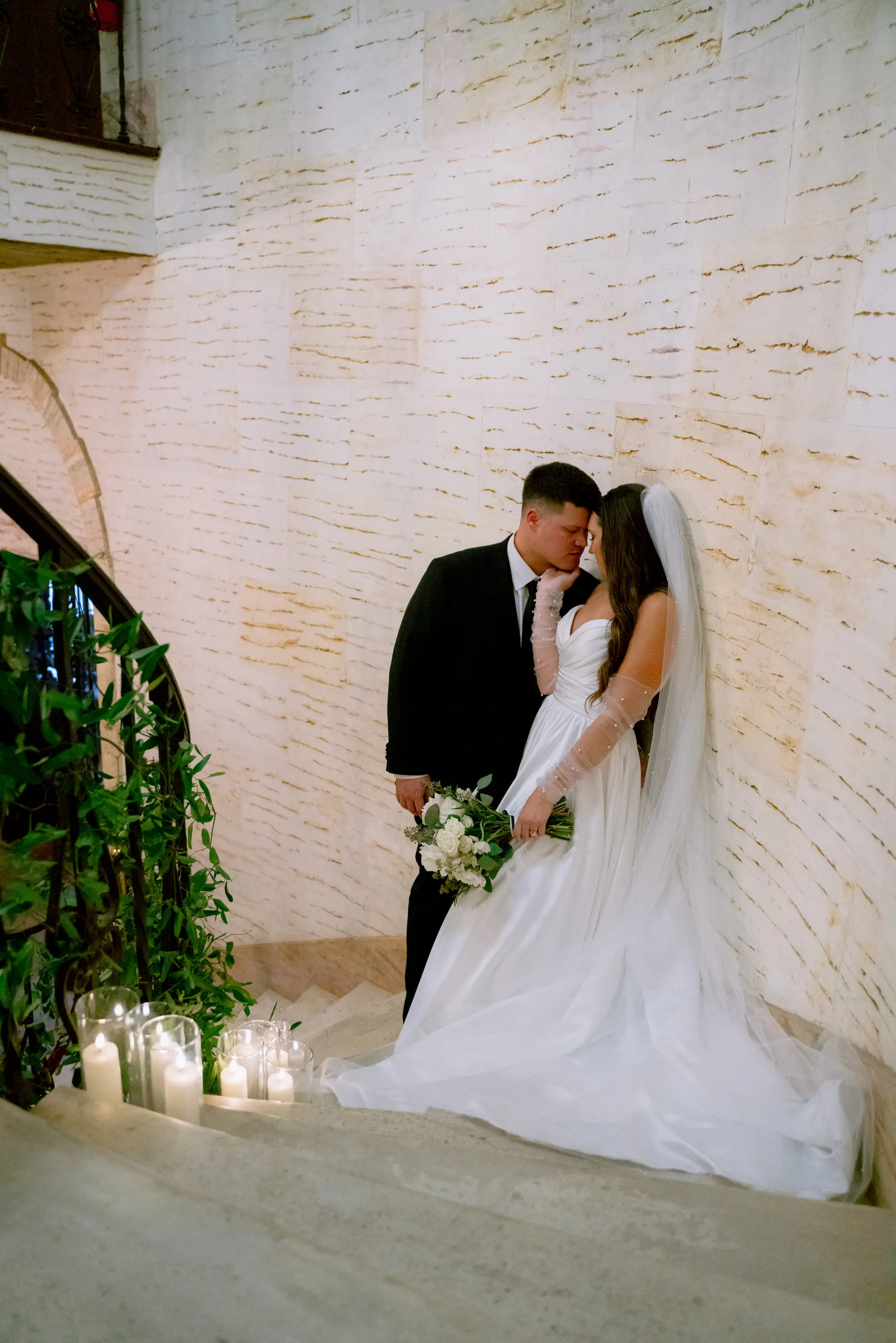 Bride and Groom Wedding Portrait | Tampa Bay Photographer We The Blackwells