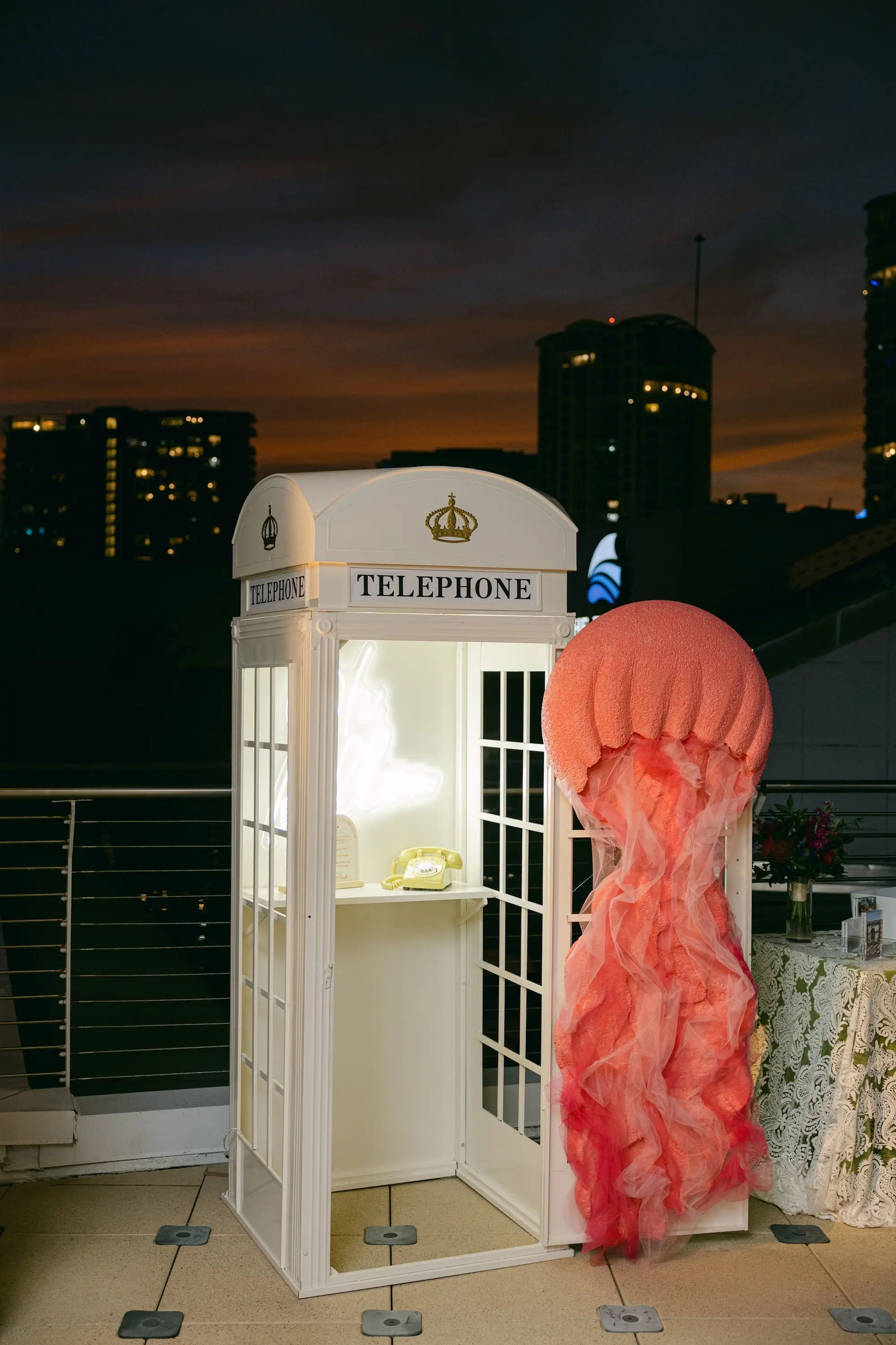 Telephone Booth Wedding Guest Book Inspiration