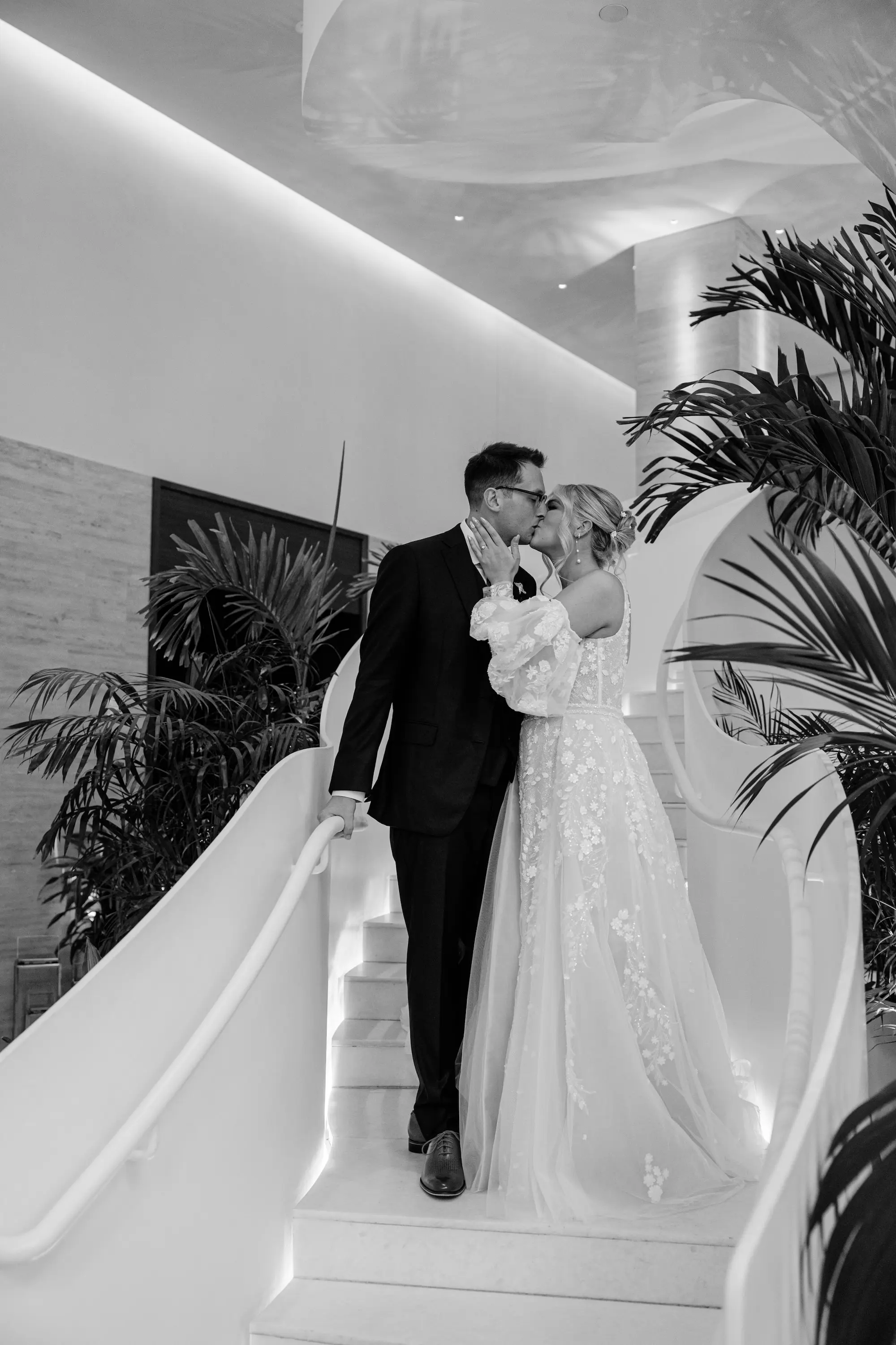 Bride and Groom First Look Wedding Portrait | Tampa Bay Content Creator Behind The Vows