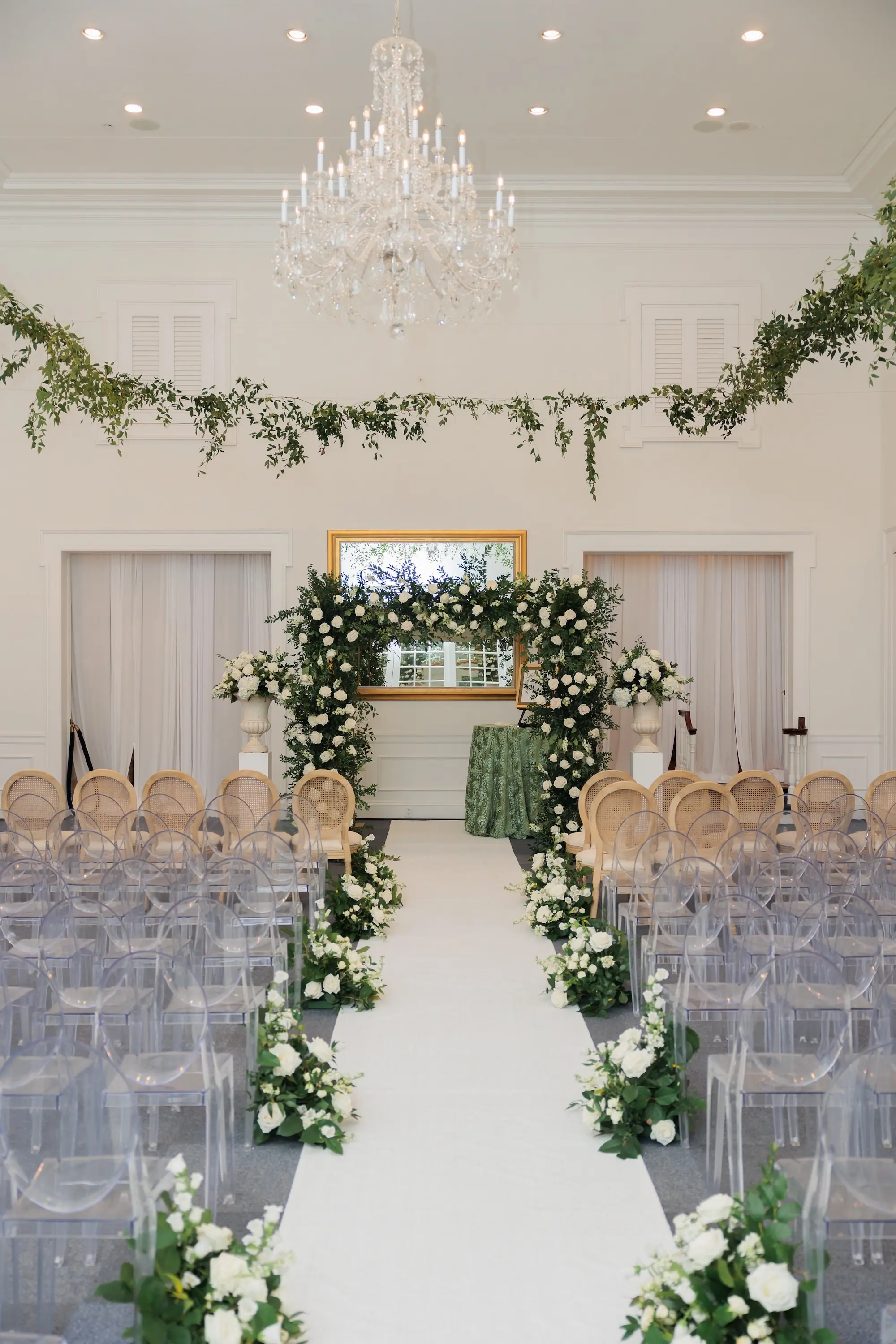16TImeless Green White and Gold Wedding Inspiration Venue Tampa Yacht and Country Club jpg - Timeless Green, White and Gold Wedding | Tampa Yacht and Country Club Timeless Green, White and Gold Wedding Ceremony Decor Ideas | Event Venue Tampa Yacht and Country Club | Florist Save The Date Florida | Planner Eventfull Weddings