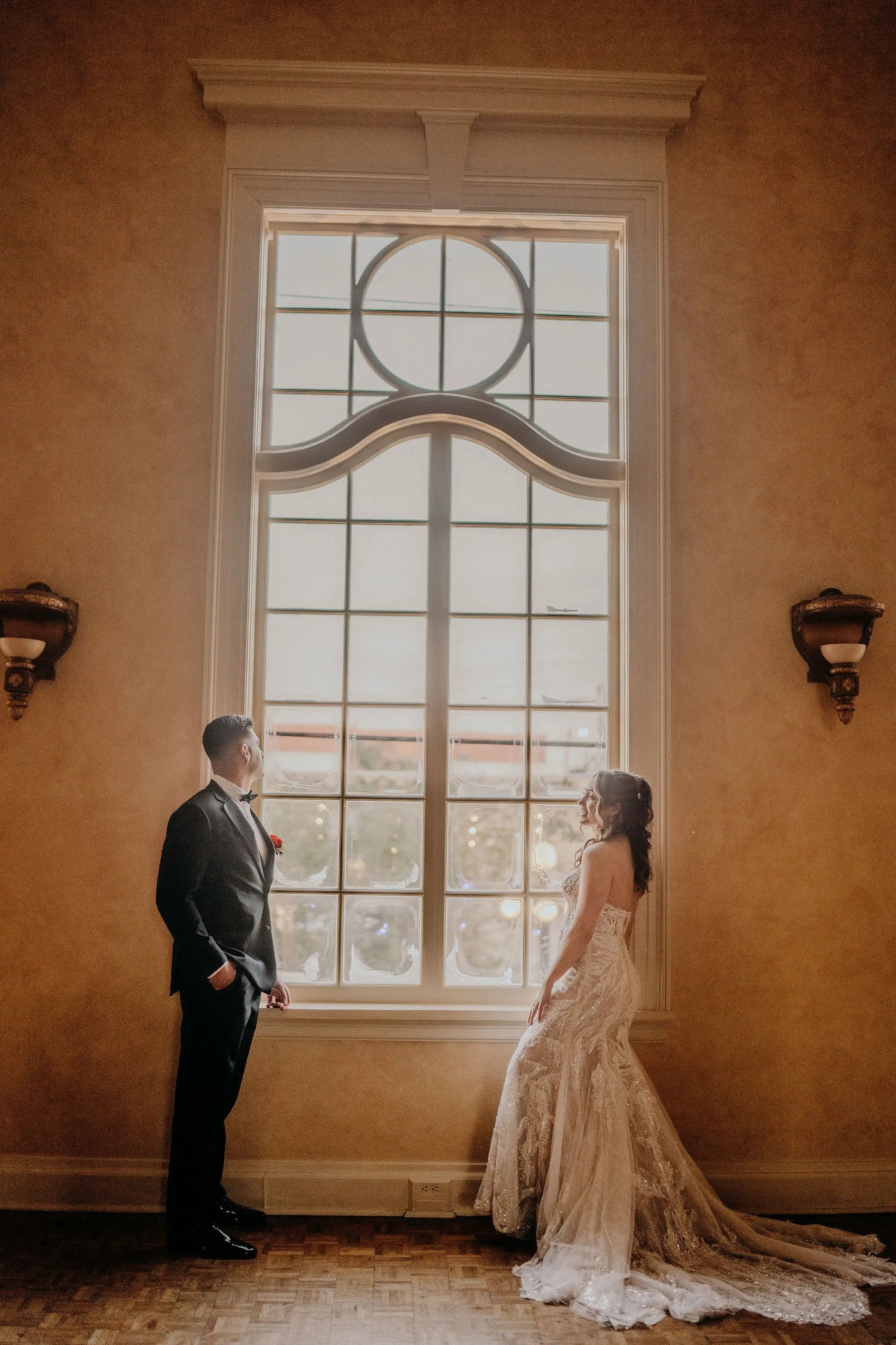 19Classic Gold Italian Inspired Wedding Ideas Tampa Venue Italian Club - Classic, Gold Tampa Wedding | The Italian Club of Tampa Bride and Groom Wedding Portrait | Tampa Bay Photographer Videographer Sabrina Autumn Photography